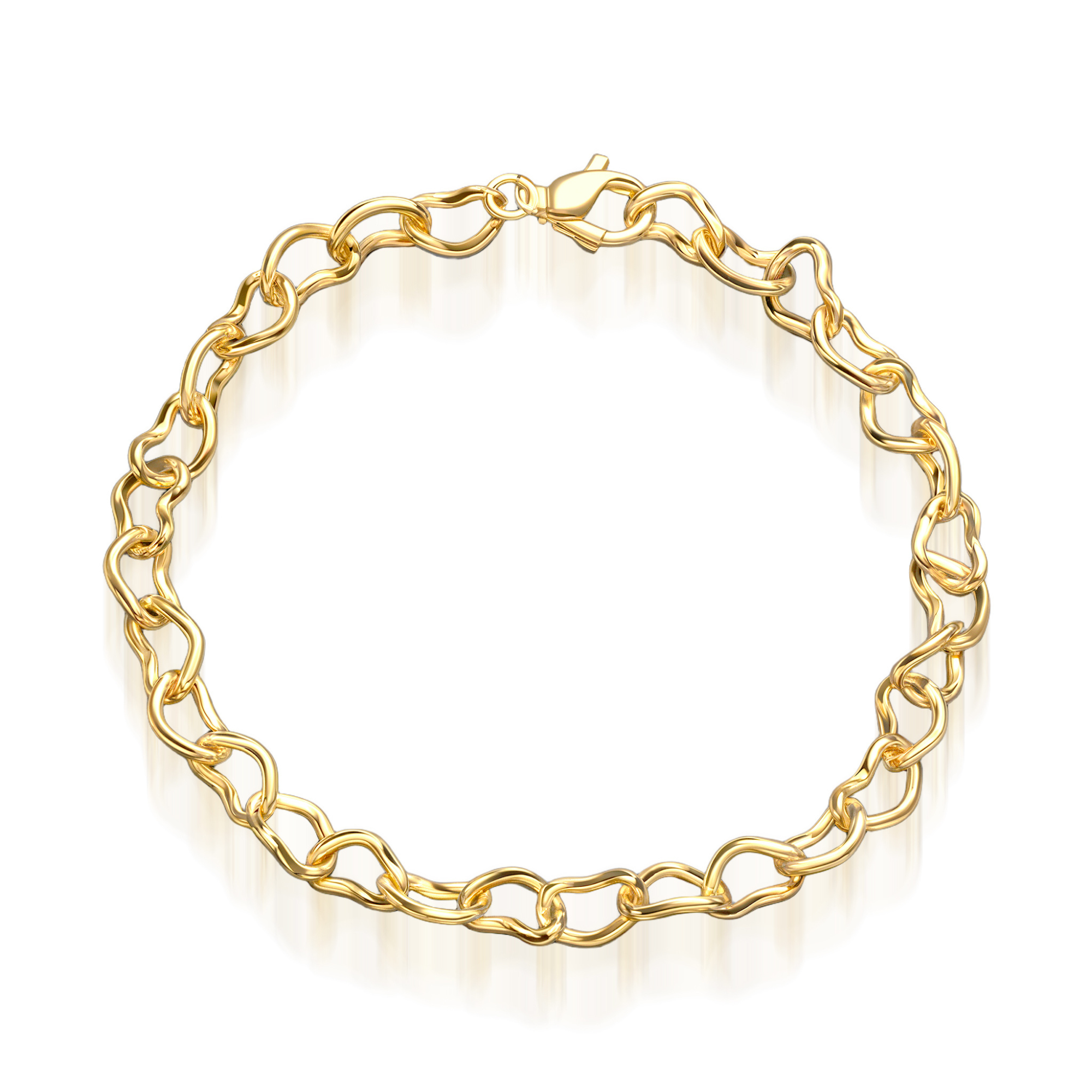 Armband mit verbundenen Herzen