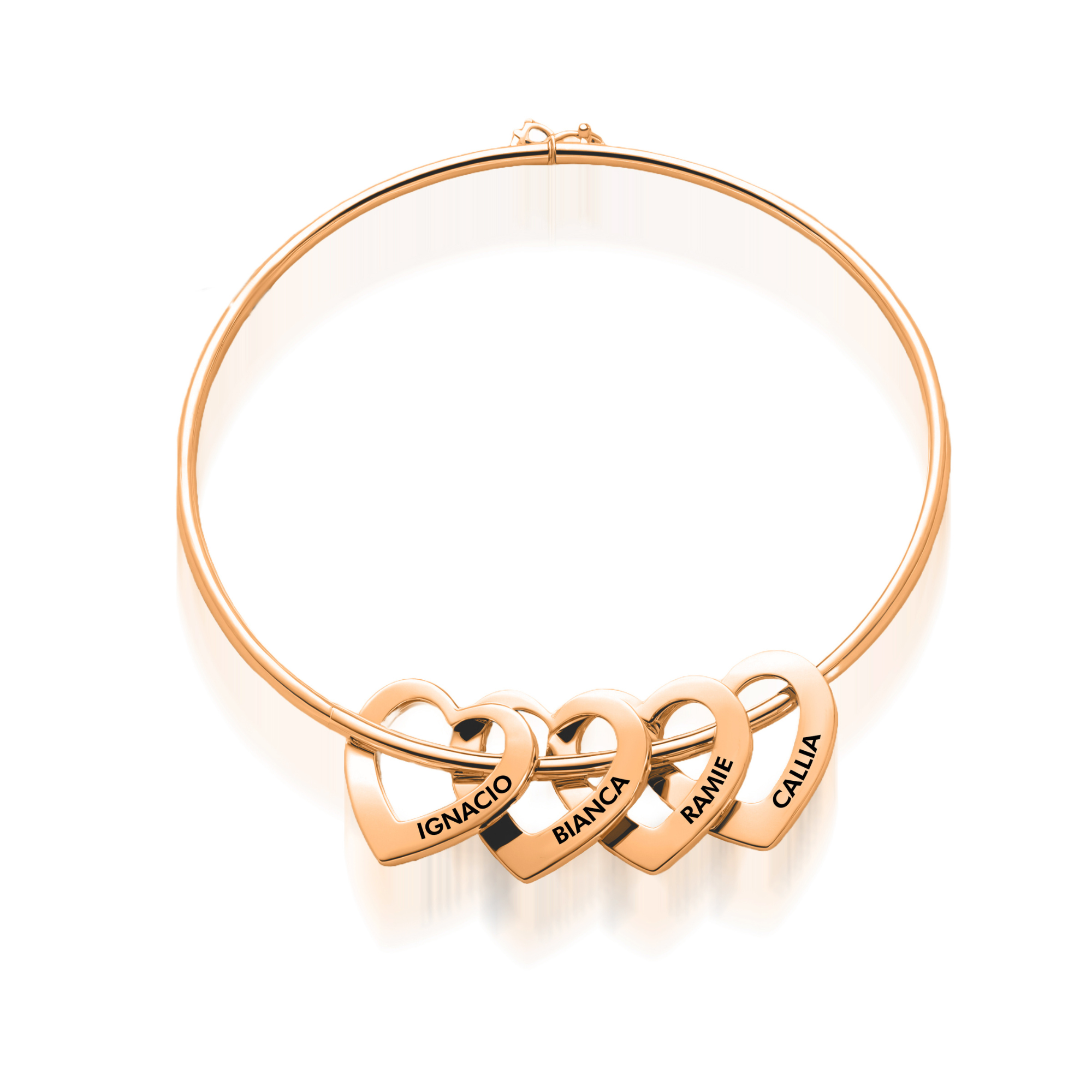 Anpassbares Liebesherz-Charm-Armband