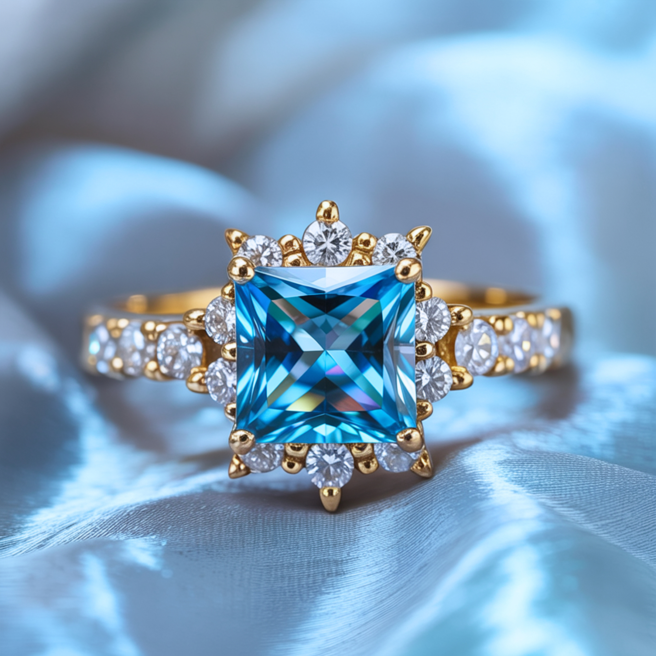 The Caterina Vintage Moissanite Ring