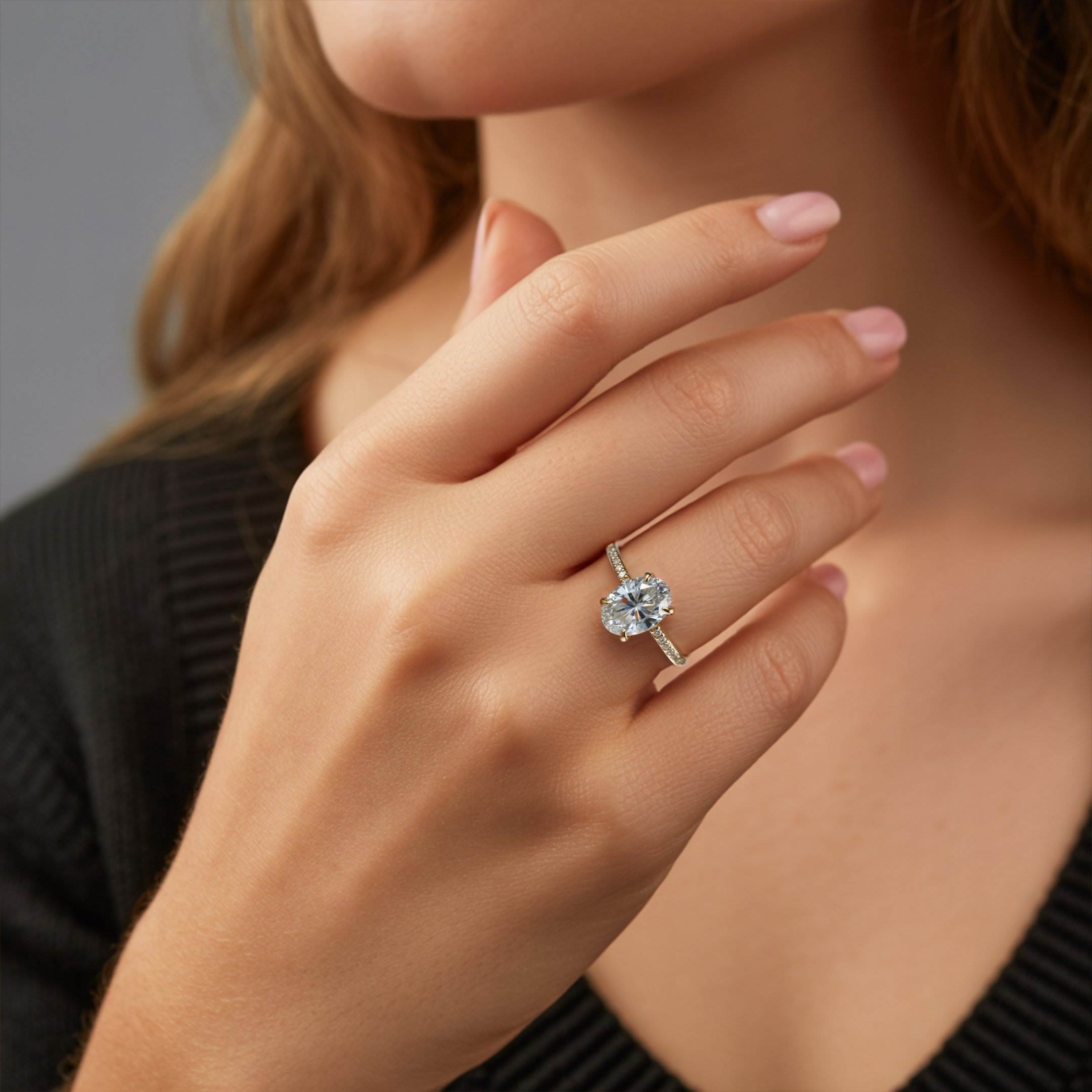 Der Opaline 1CT Moissanite Ring