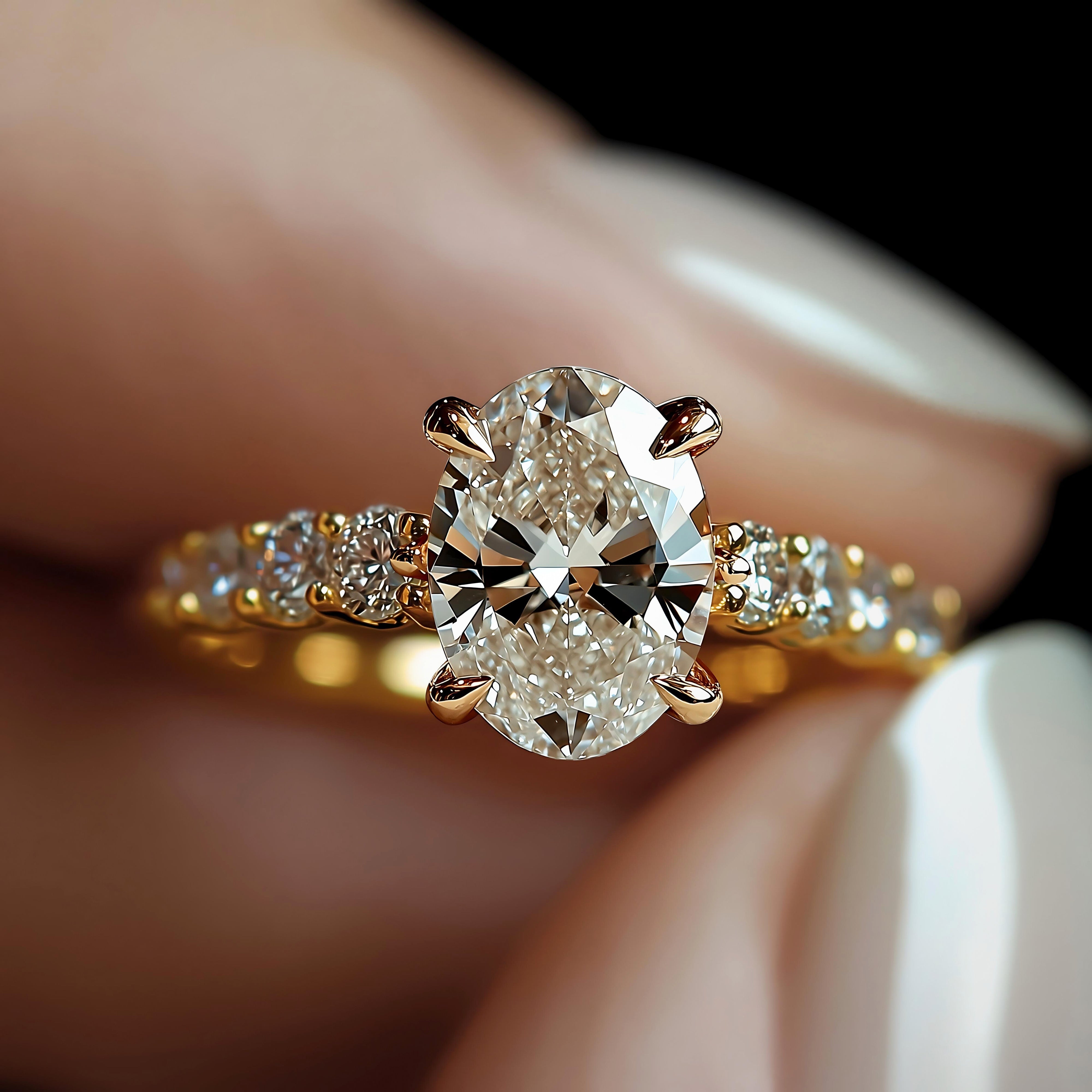 The Celestine Engagement Ring