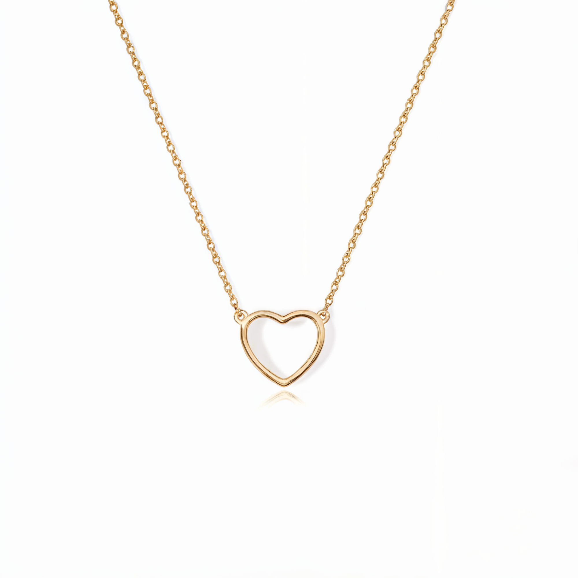 Gouden Hart Hanger Ketting