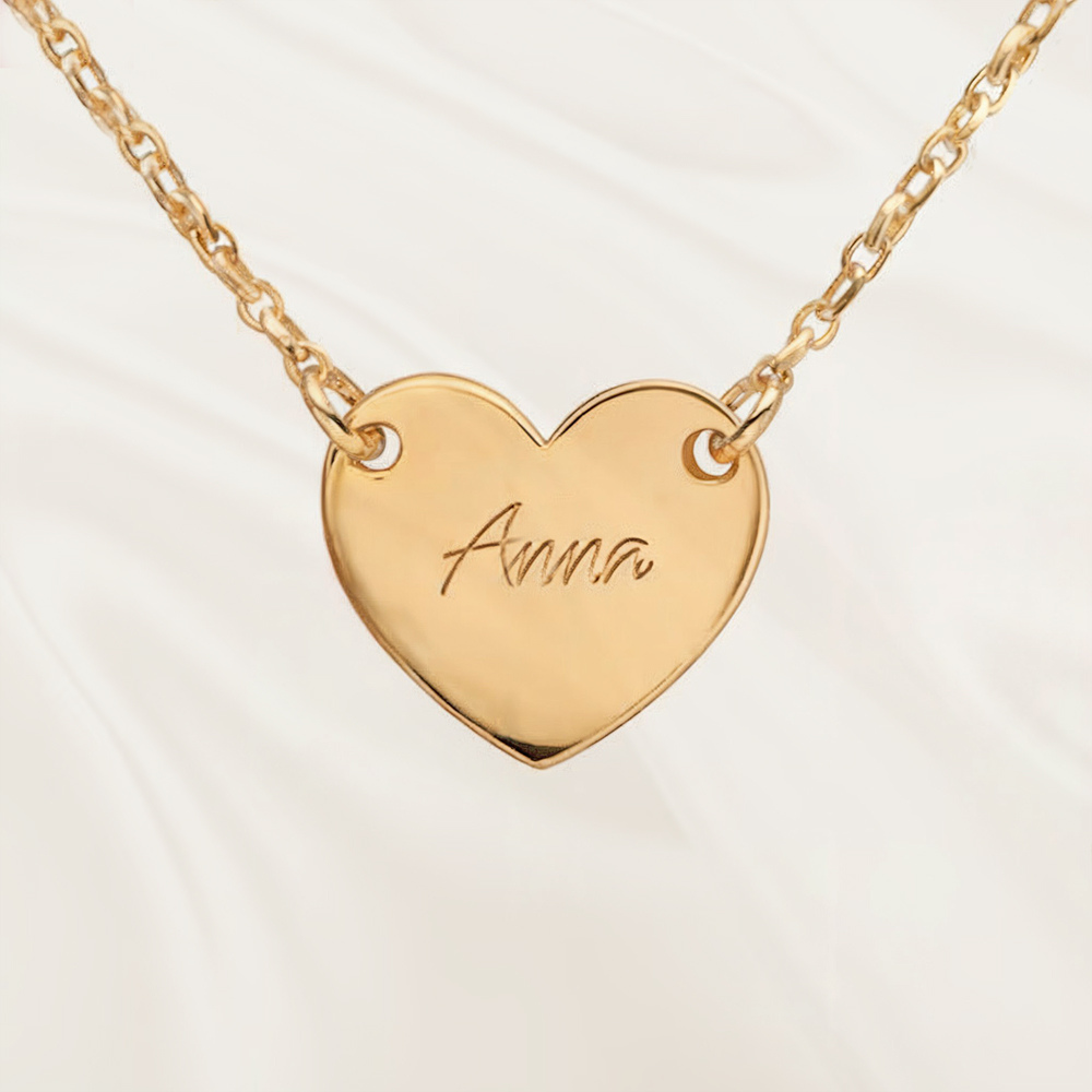 De Persoonlijke Hartketting met Gravure