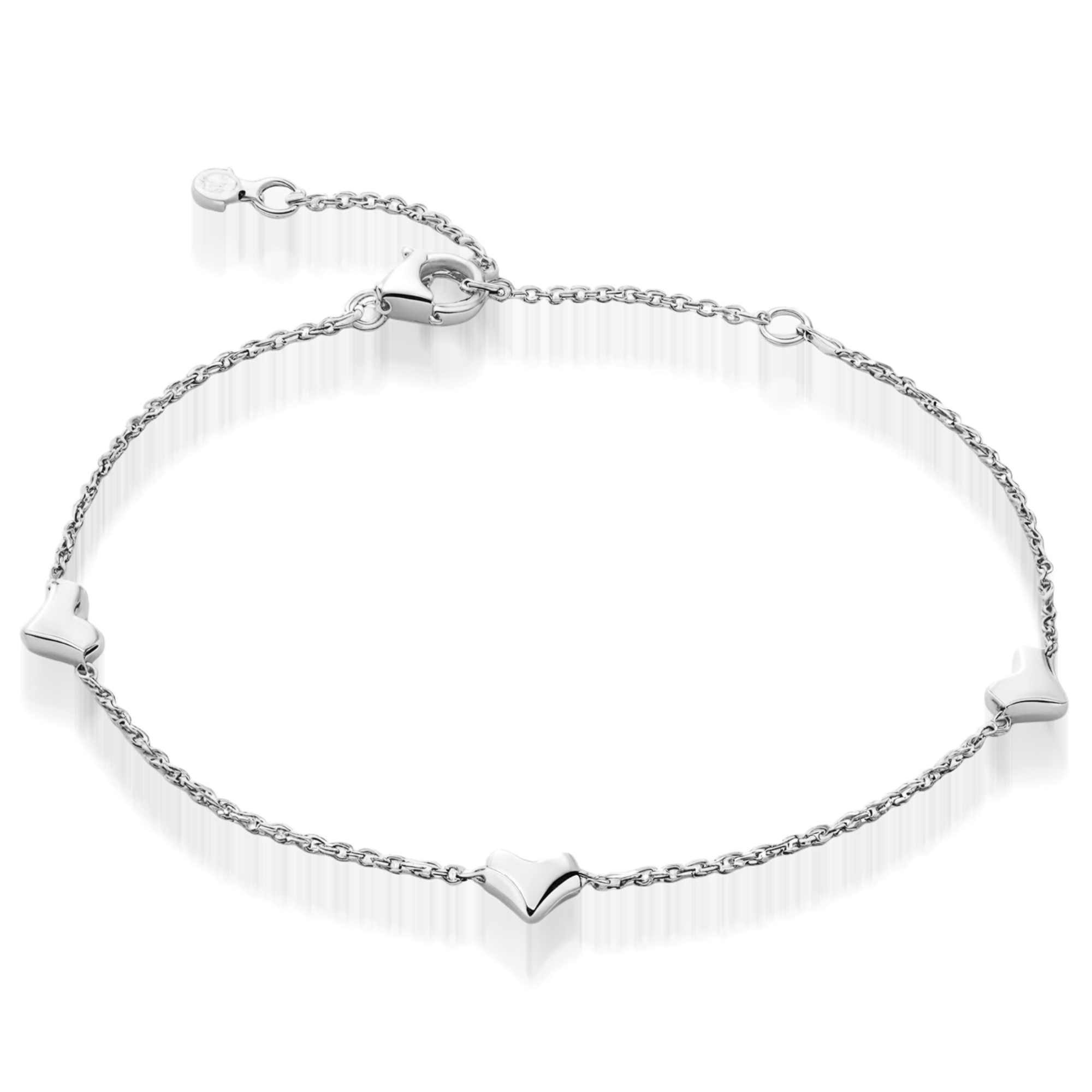 Gliederkette mit drei Herzen