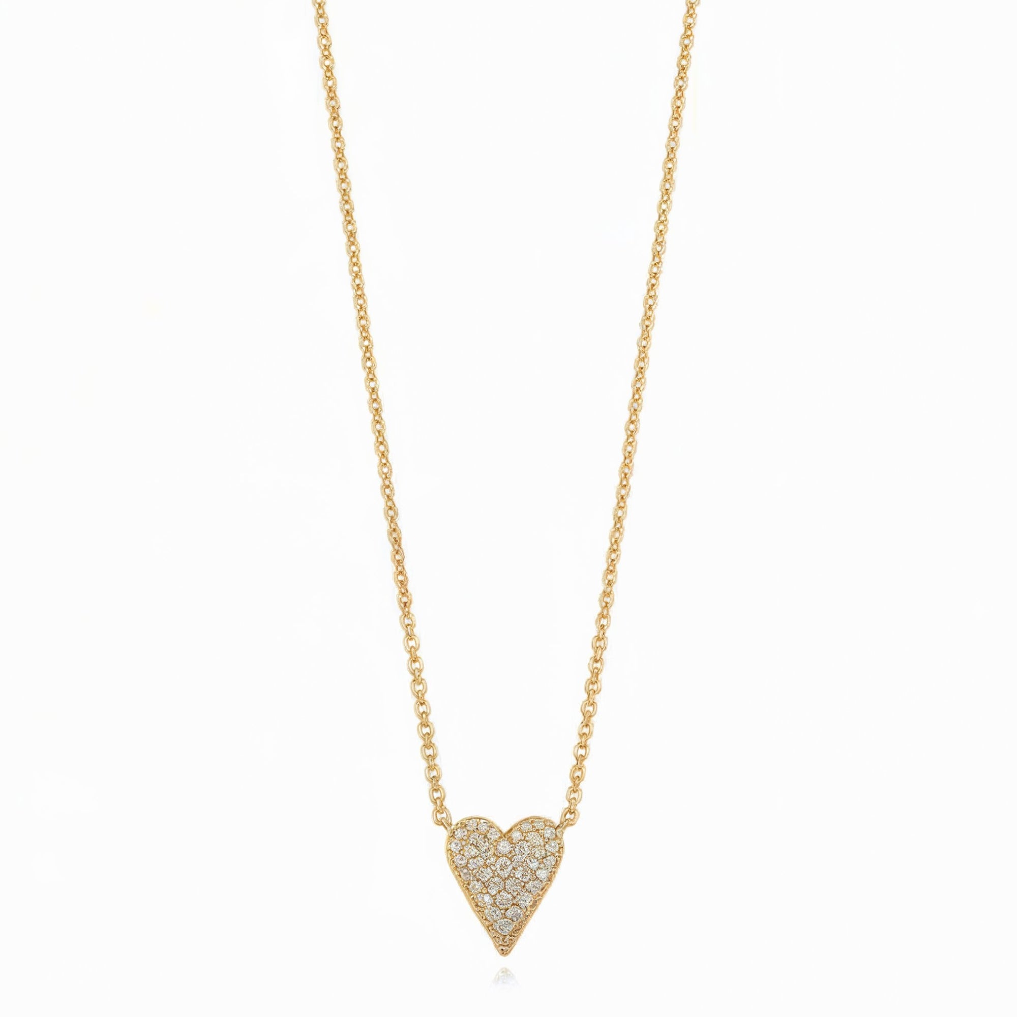 De Lieflijke Hart Diamanten Ketting