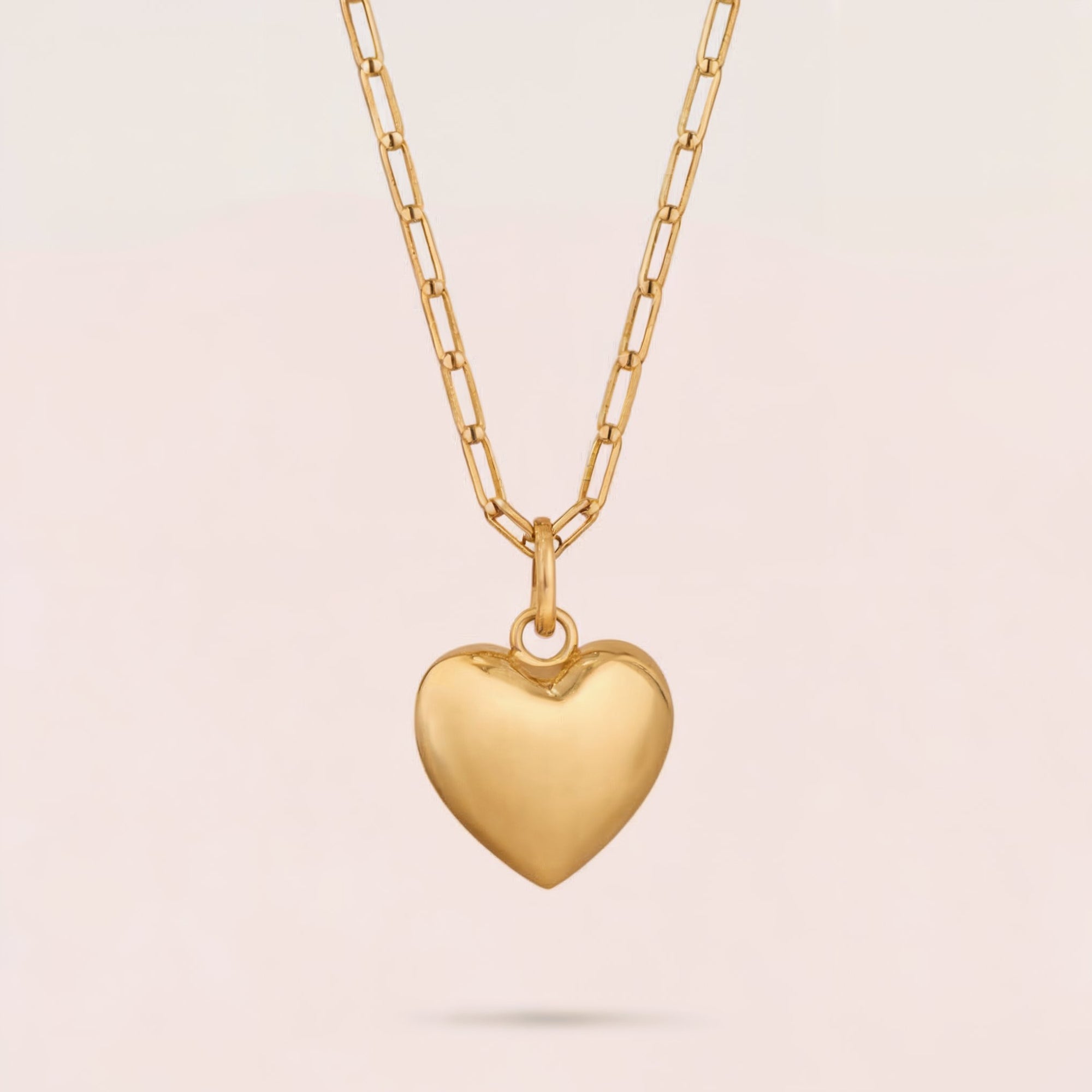 Le Collier Cœur Grosse Chaîne Leva