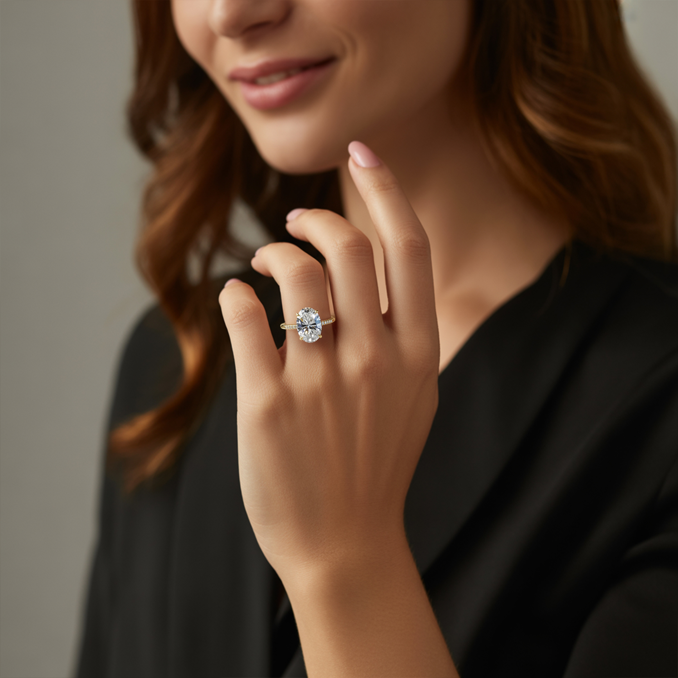 Der Opaline 3CT Moissanite Ring