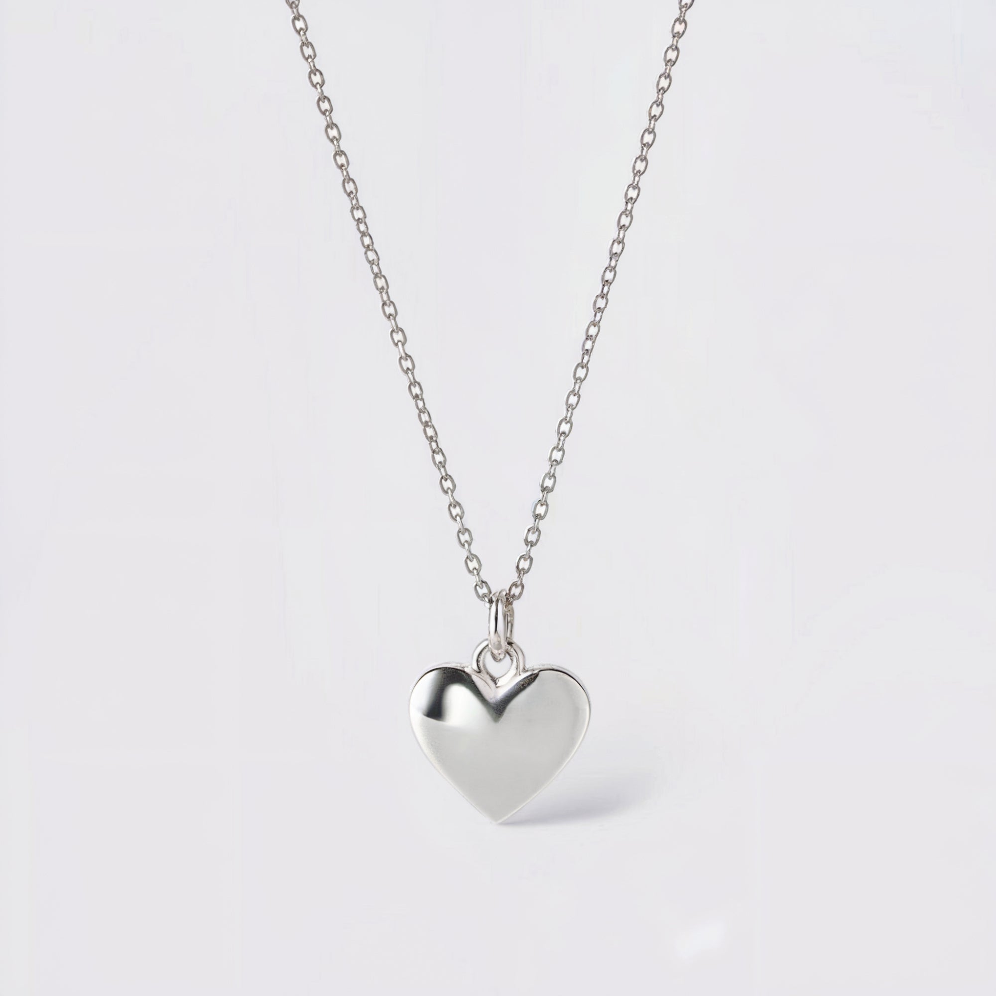 De Leva Mini Hart Zilveren Ketting