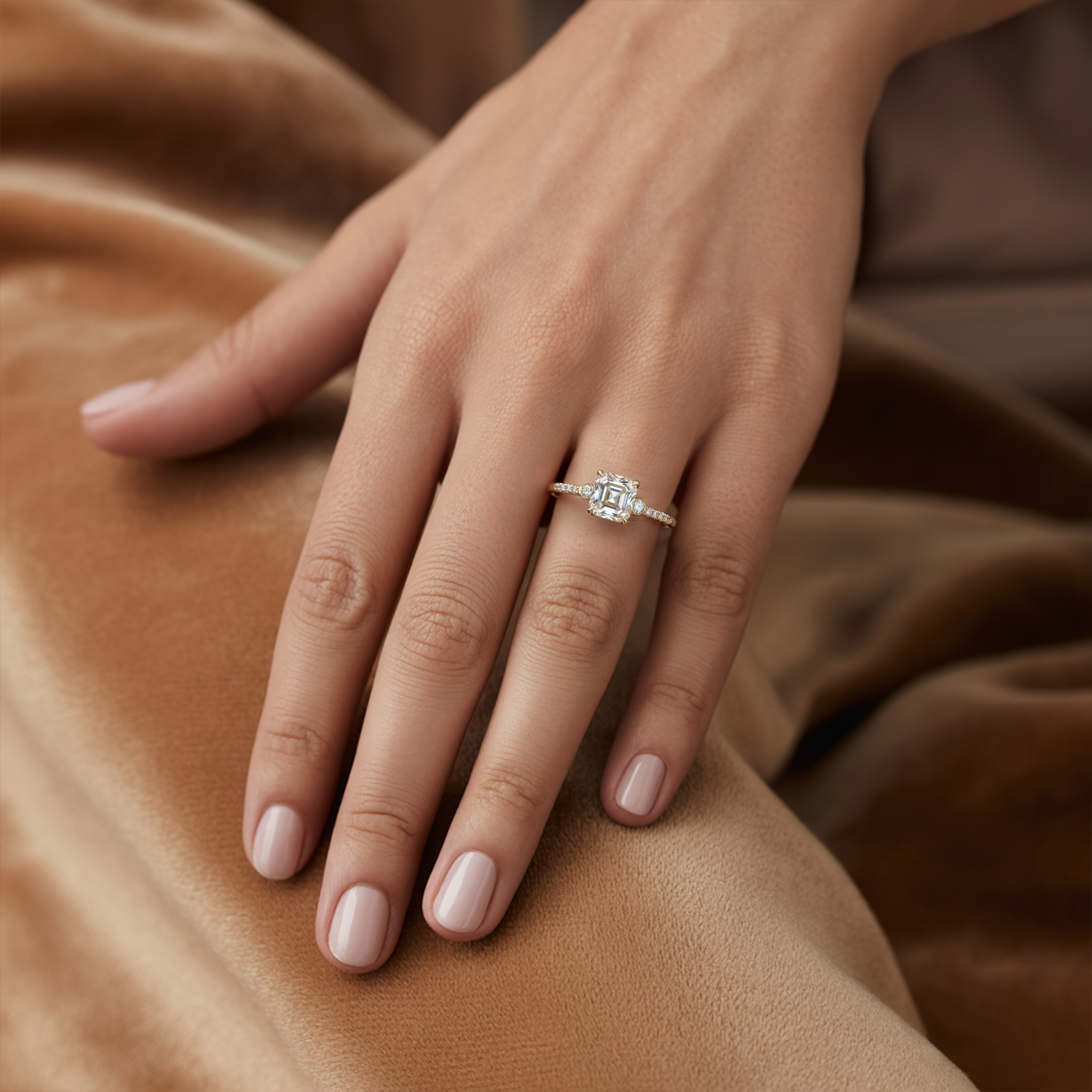 The Luna | To My Future Wife — Asscher Cut Moissanite Ring