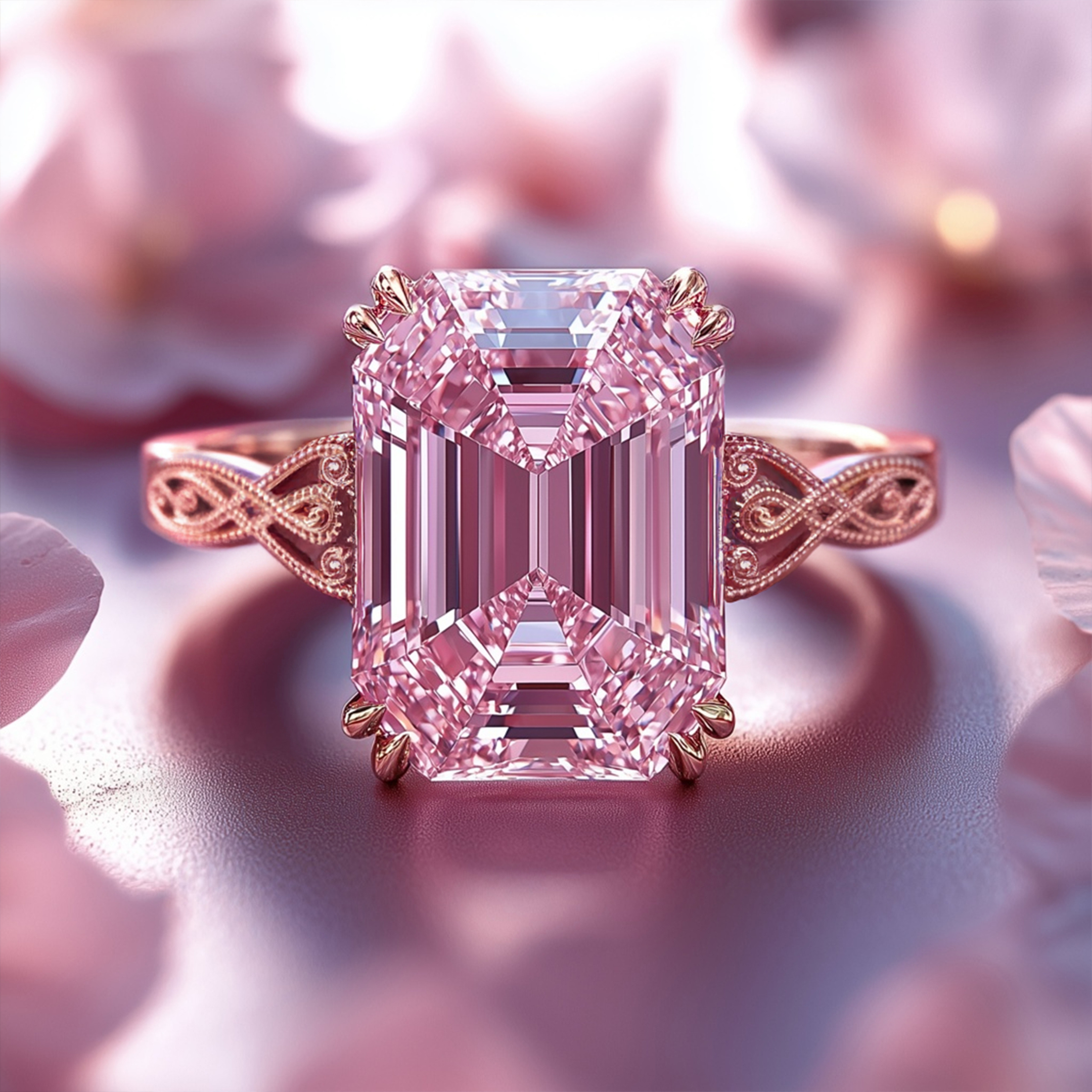 Der Camilla - Vintage Moissanit Ring