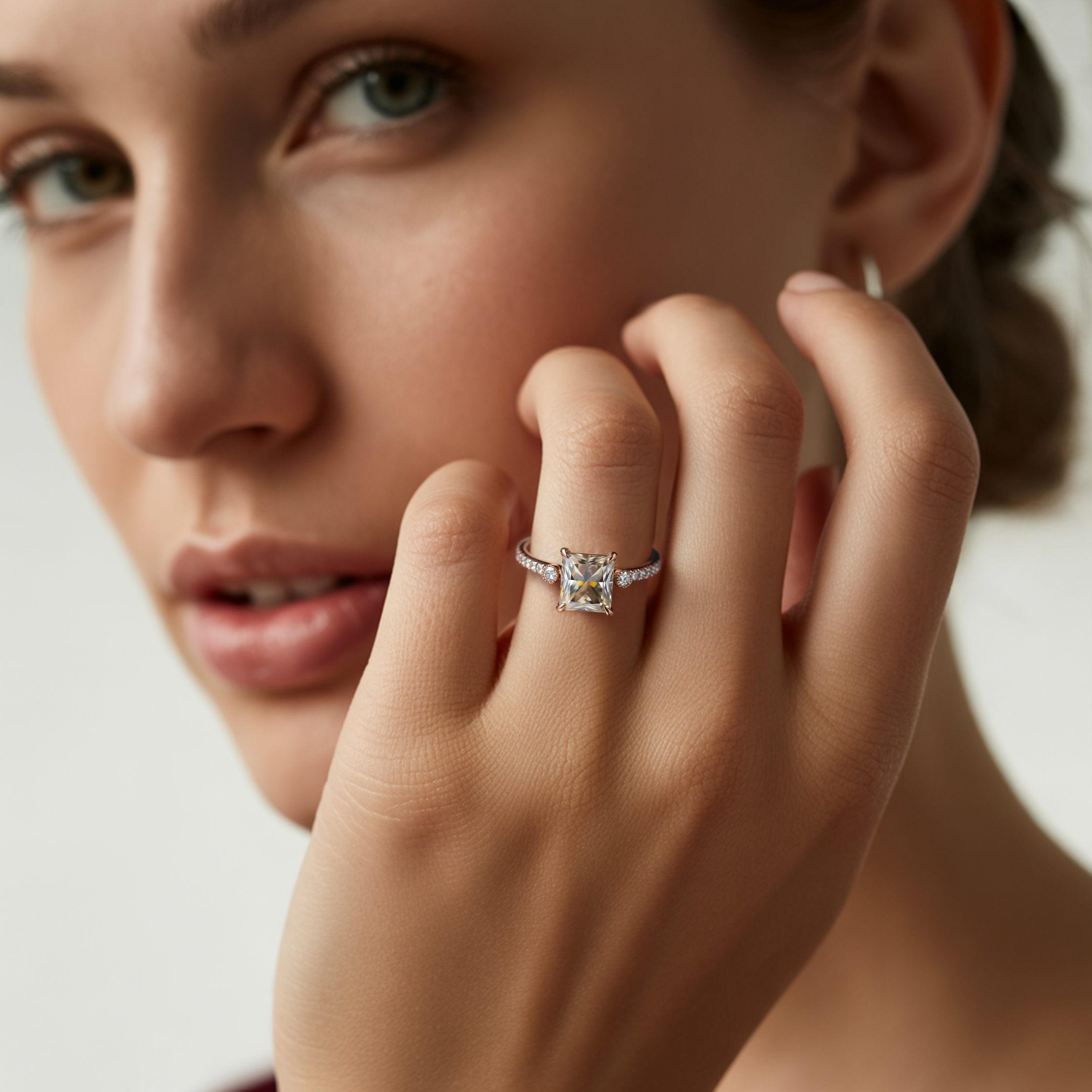 The Luna | To My Future Wife — Princess Cut Moissanite Ring