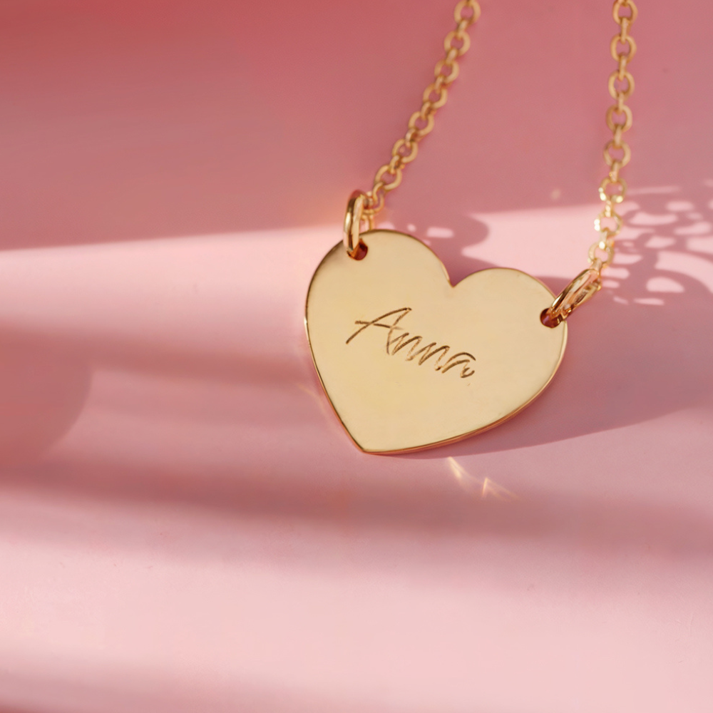 De Persoonlijke Hartketting met Gravure