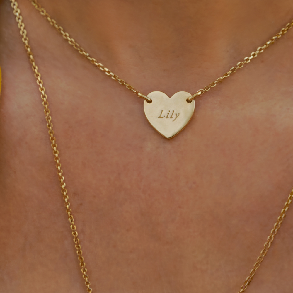 De Persoonlijke Hartketting met Gravure