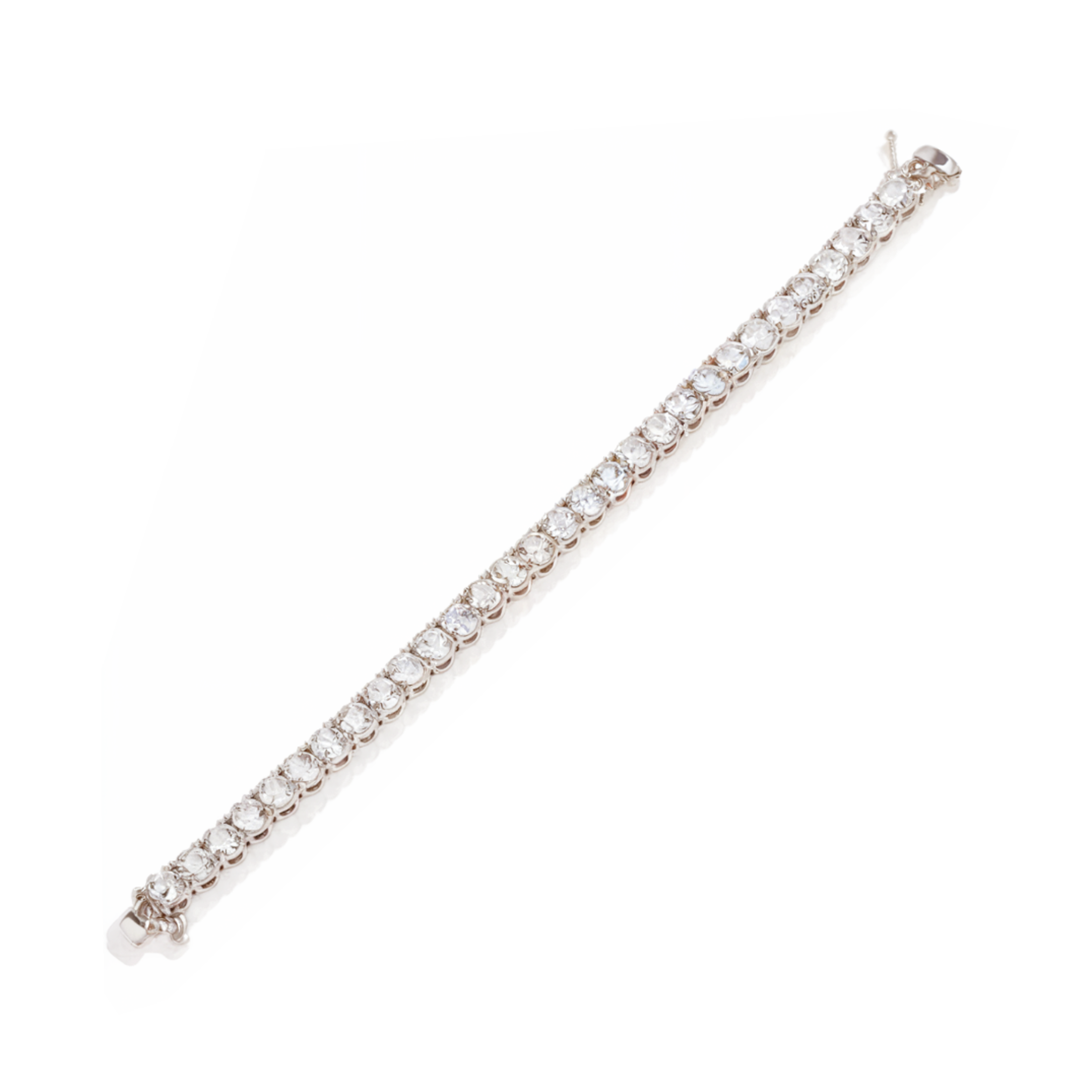 Elegante Moissanite Roségouden Tennisarmband
