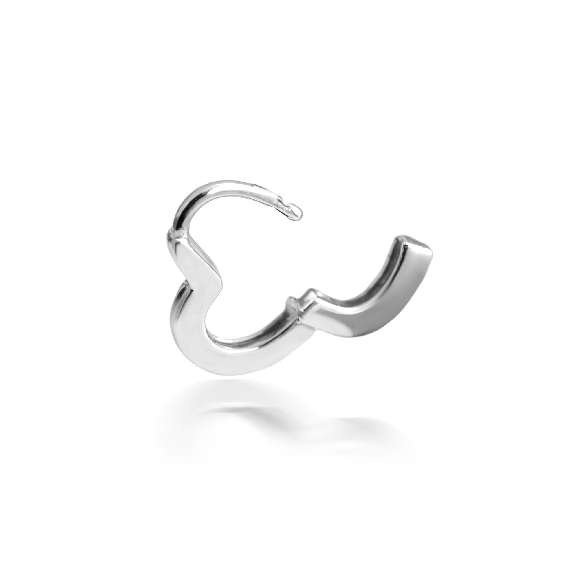 Mini Boucles d'Oreilles Cœur Huggie