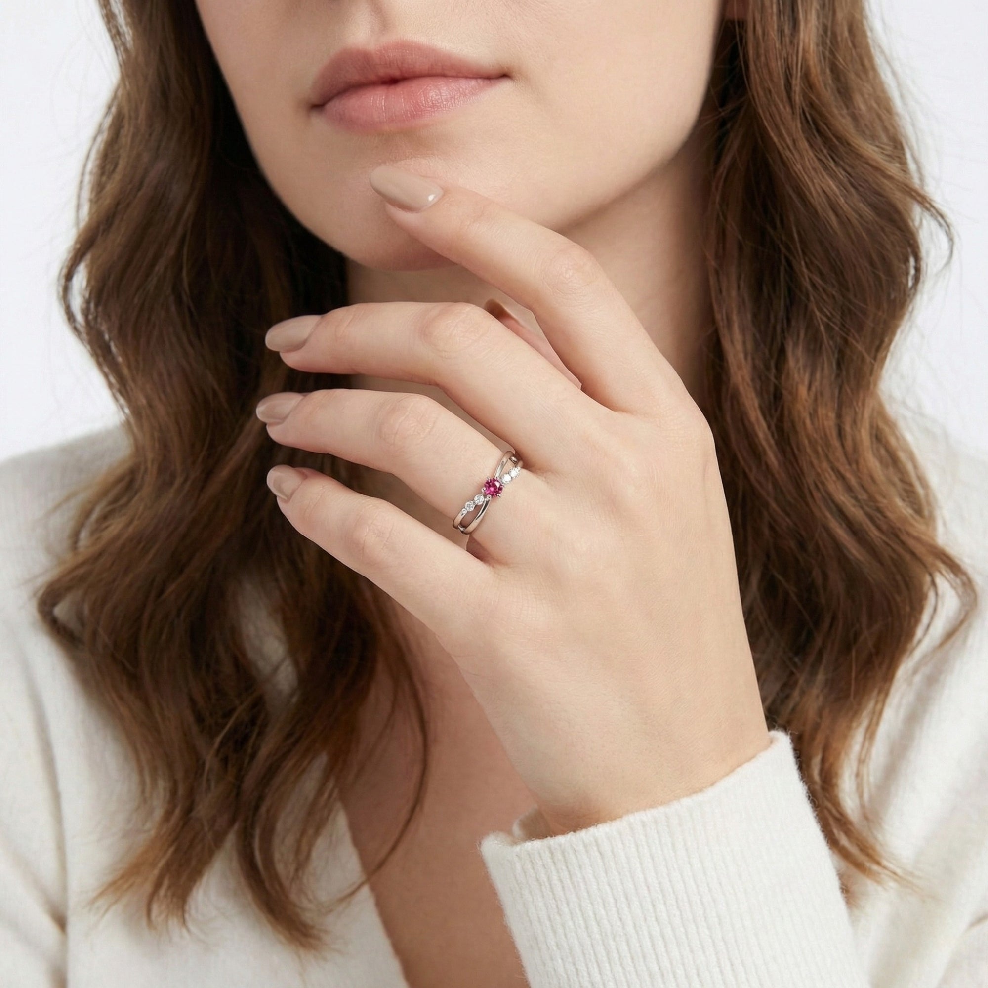 The Elisanthe Twist Ring - S925 Sterling Silver