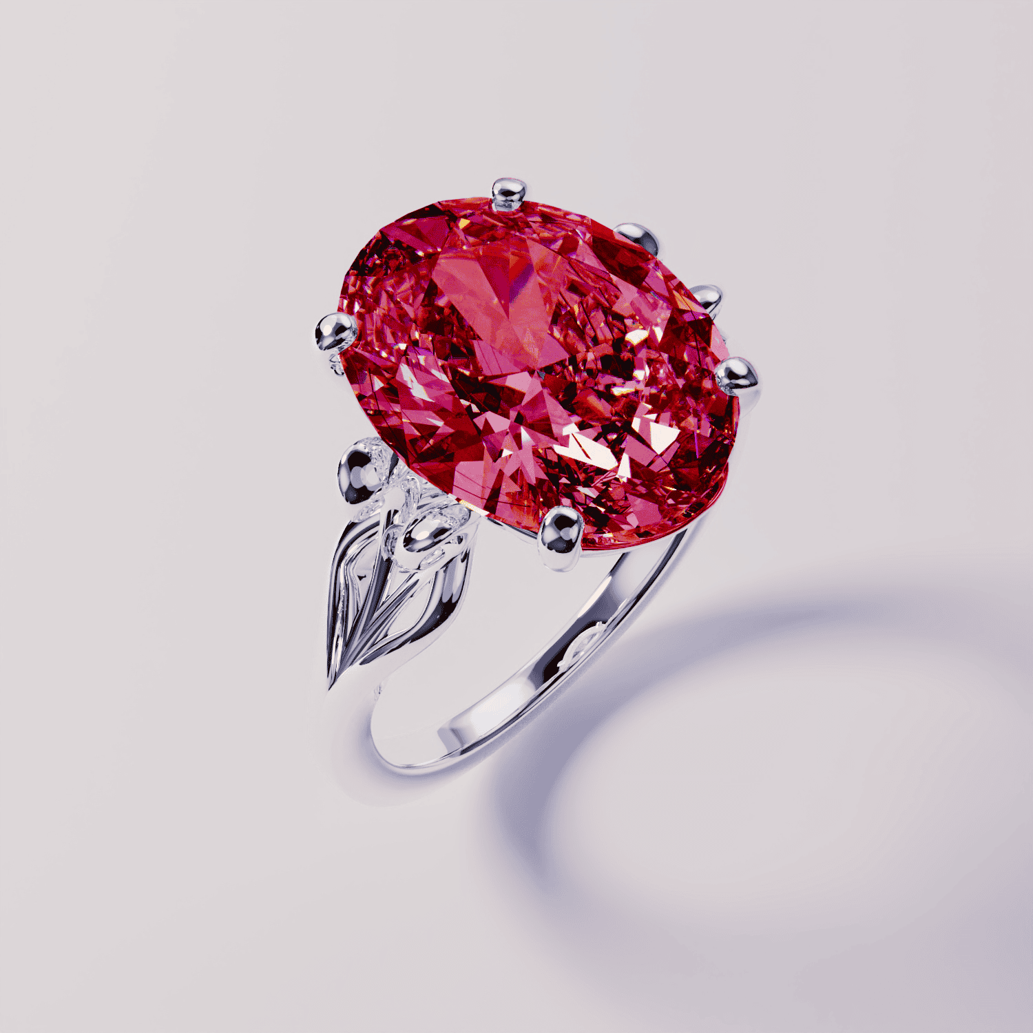 January Garnet Birthstone Ring - S925 Sterling Silver