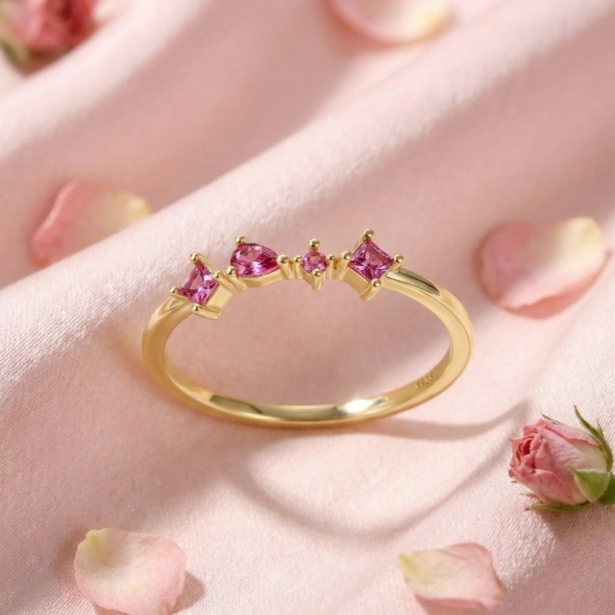 The Roselind Ring - 18K Gold Vermeil