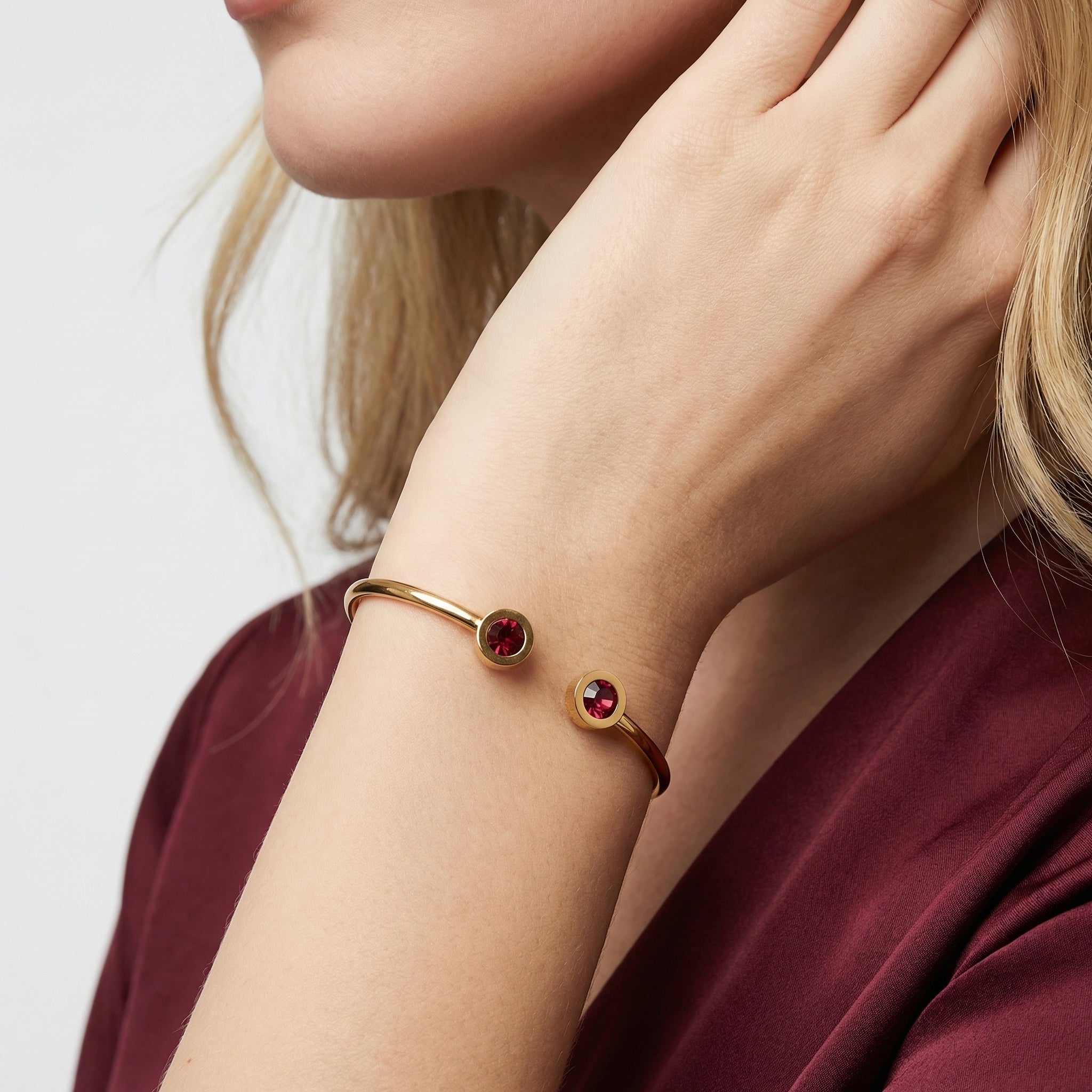 The Rhiannon Bangle - Stainless Steel