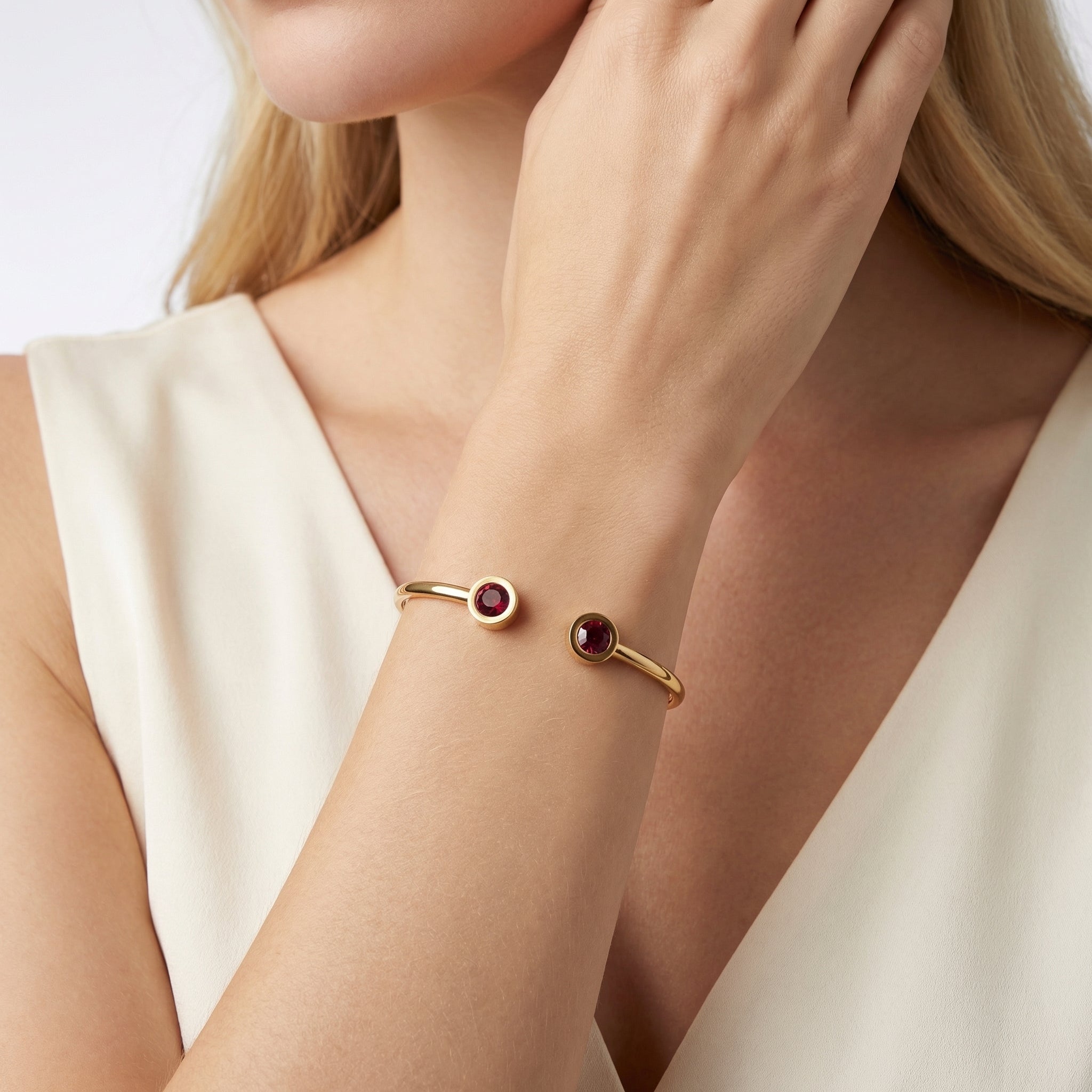 The Rhiannon Bangle - Stainless Steel