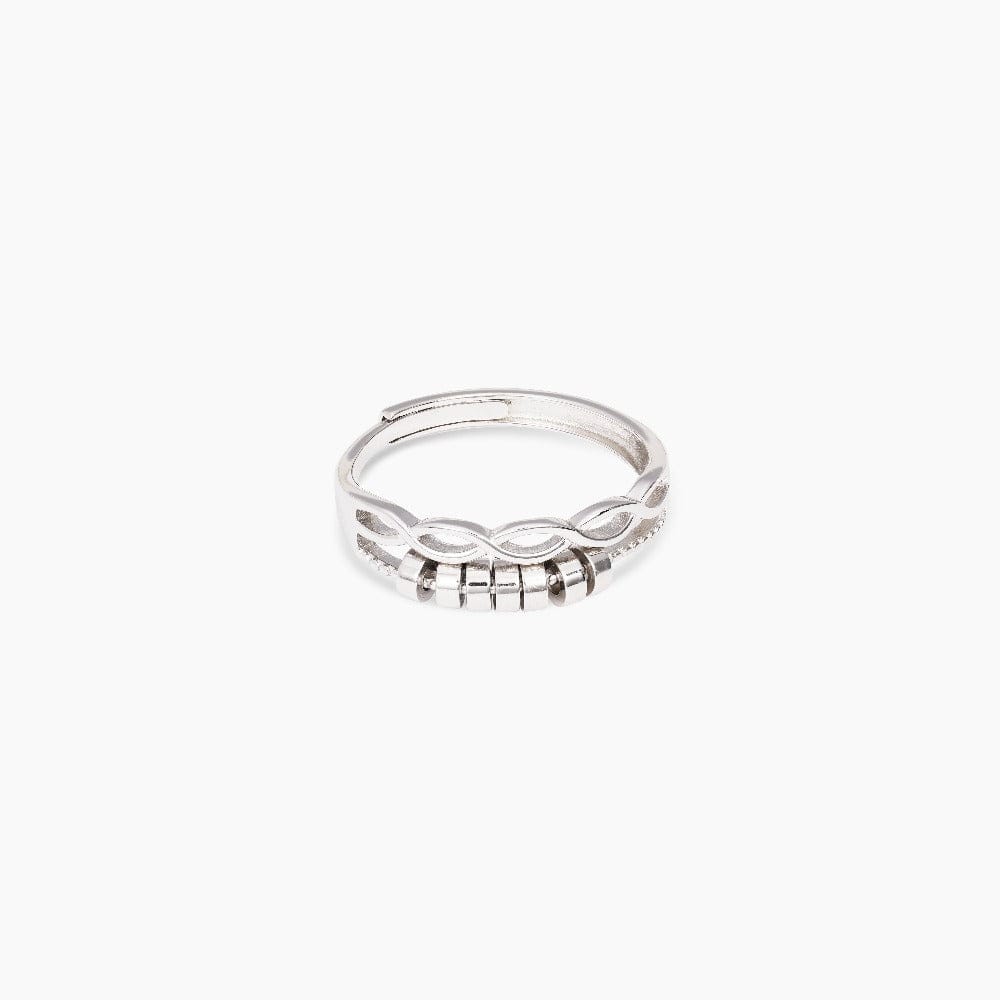Bague Anti-Stress Sérénade Apaisante - Argent Sterling