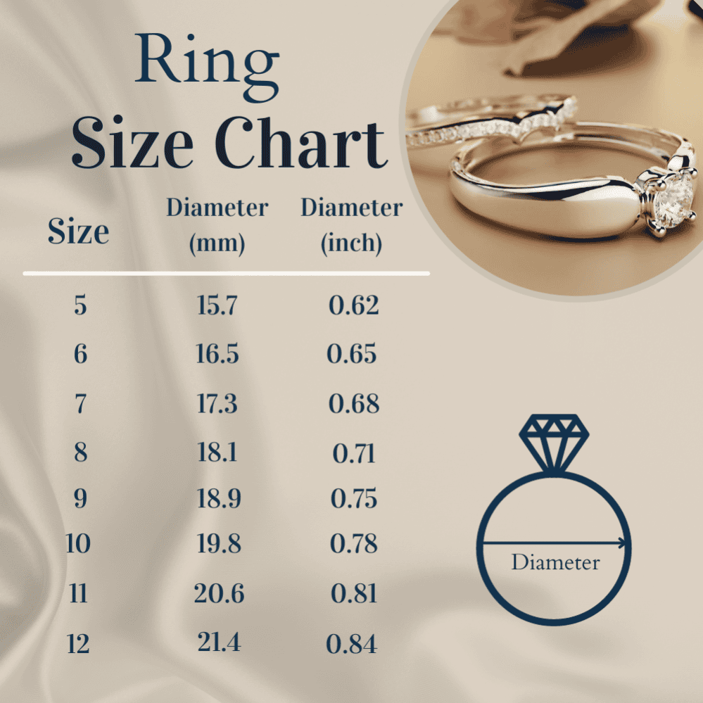 Königliche Ausstrahlung: Tiara 2-teiliger Ring - S925 Sterling Silber