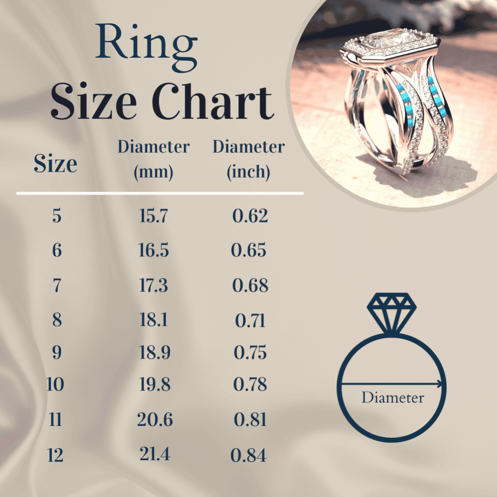 The Ocean's Crown: Ethischer Diamantring – S925 Sterling Silber