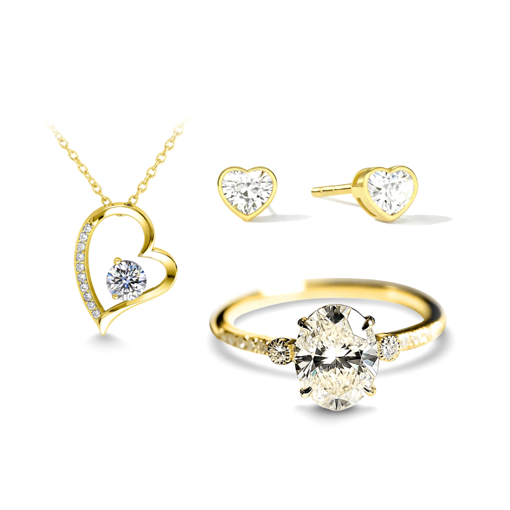 De Luna Gouden Sieradenset