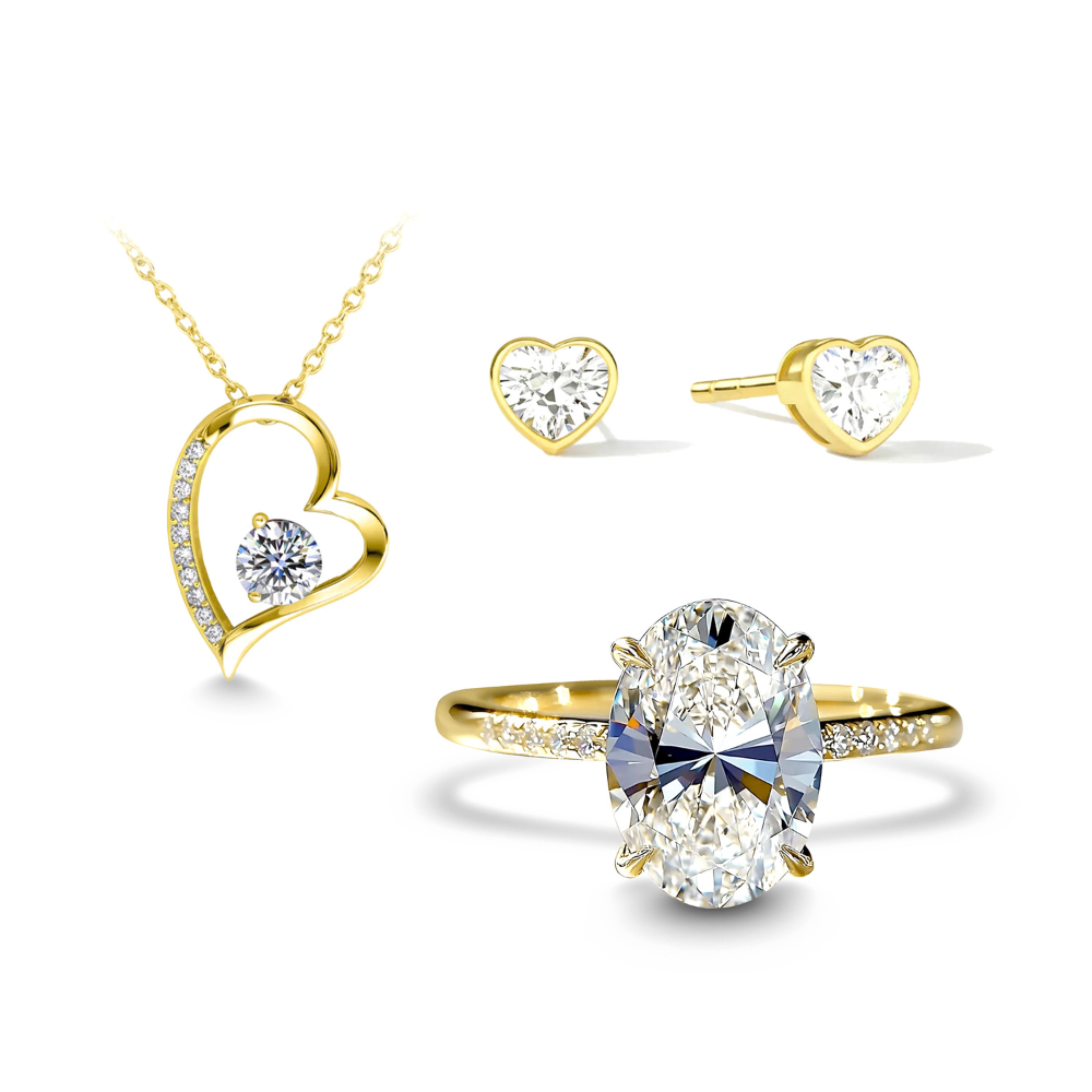 De Opaline Gouden Sieradenset