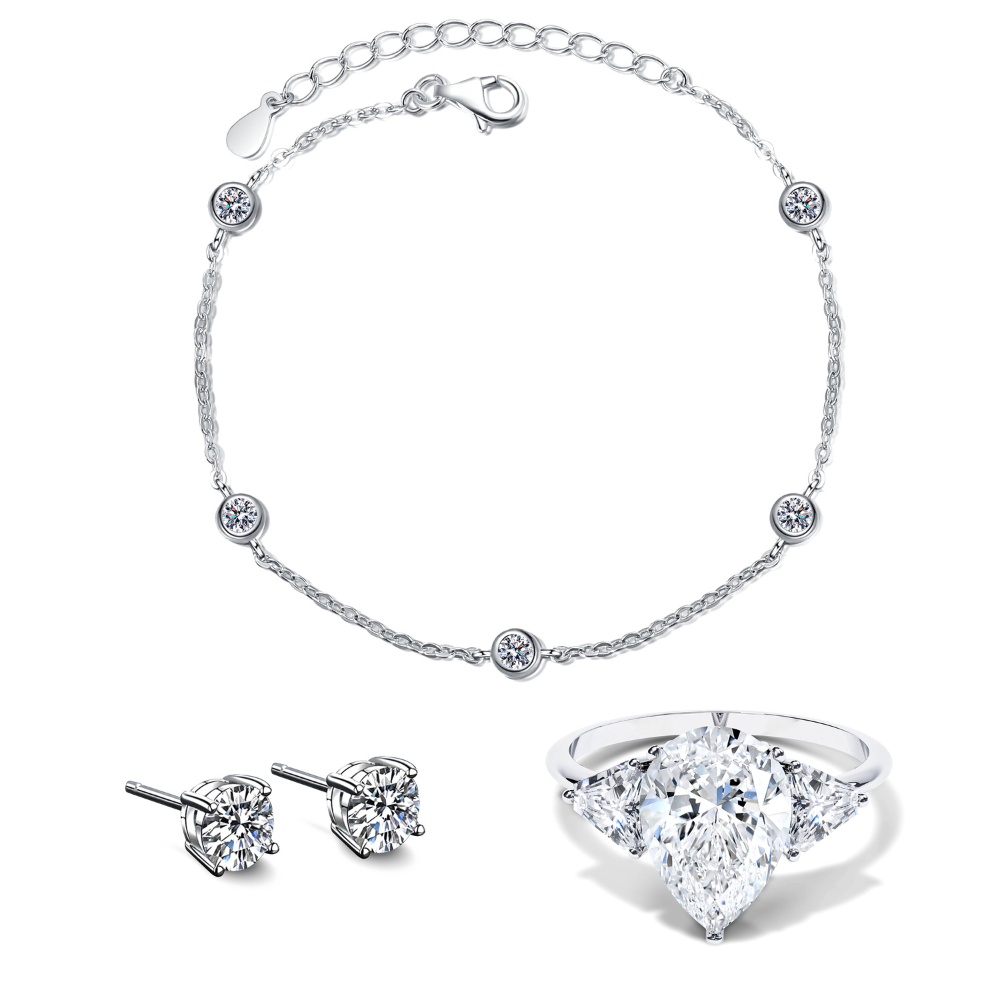 Das Lily Silberschmuckset