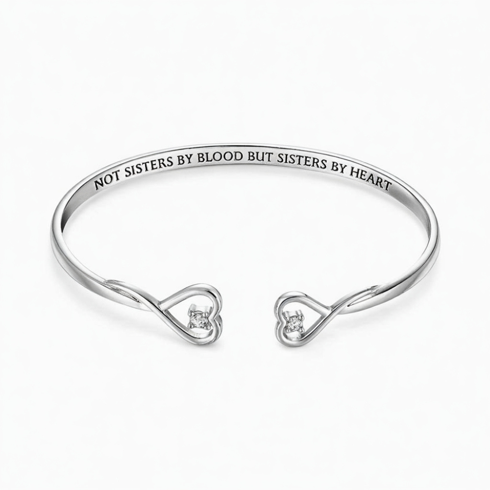 Schwestern aus dem Herzen | Geschenkarmband