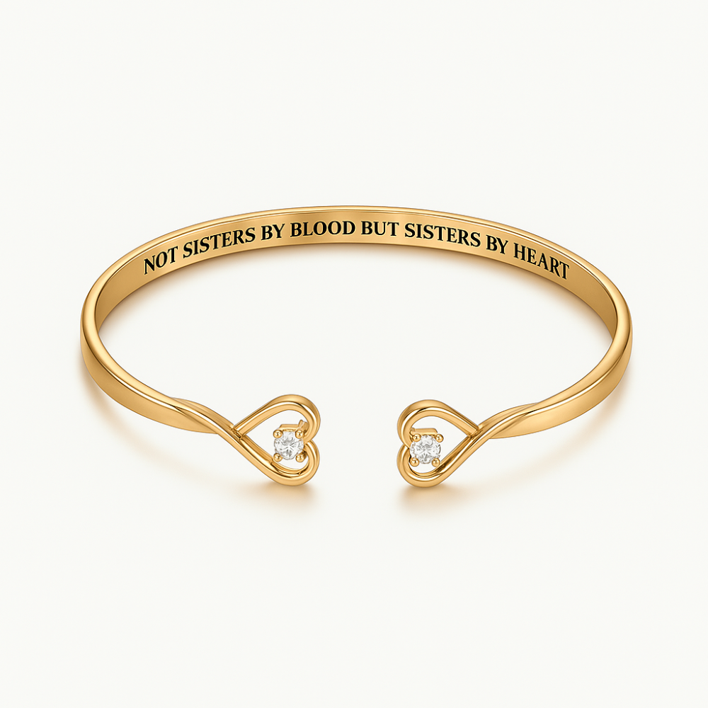 Schwestern aus dem Herzen | Geschenkarmband