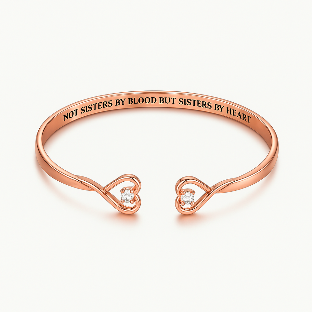 Schwestern aus dem Herzen | Geschenkarmband