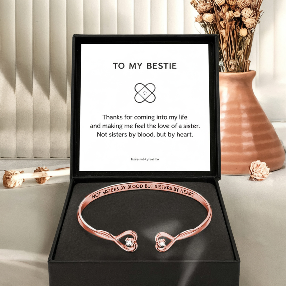Schwestern aus dem Herzen | Geschenkarmband