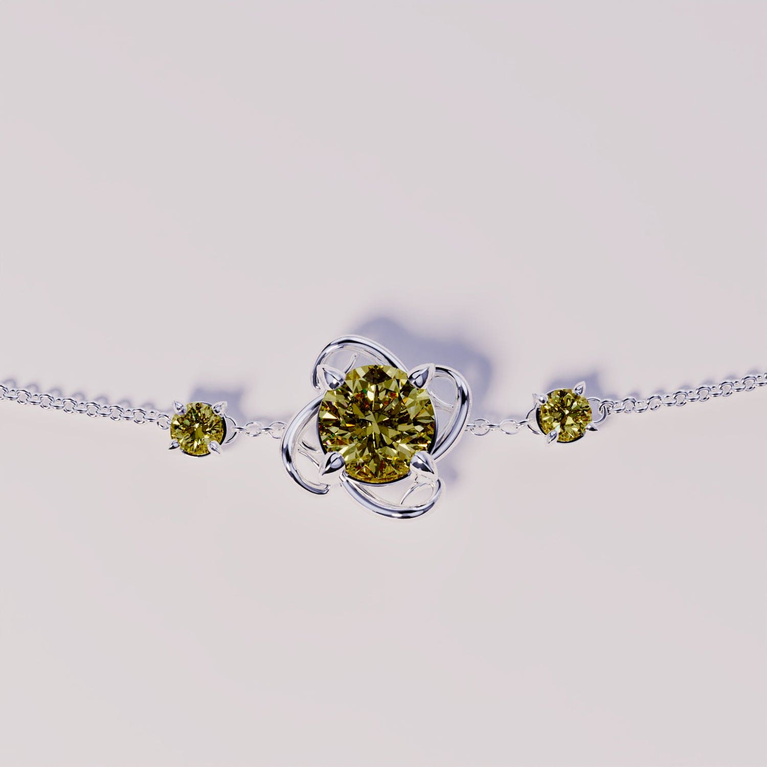 Personalisiertes Geburtssteinarmband - S925 Sterling Silber