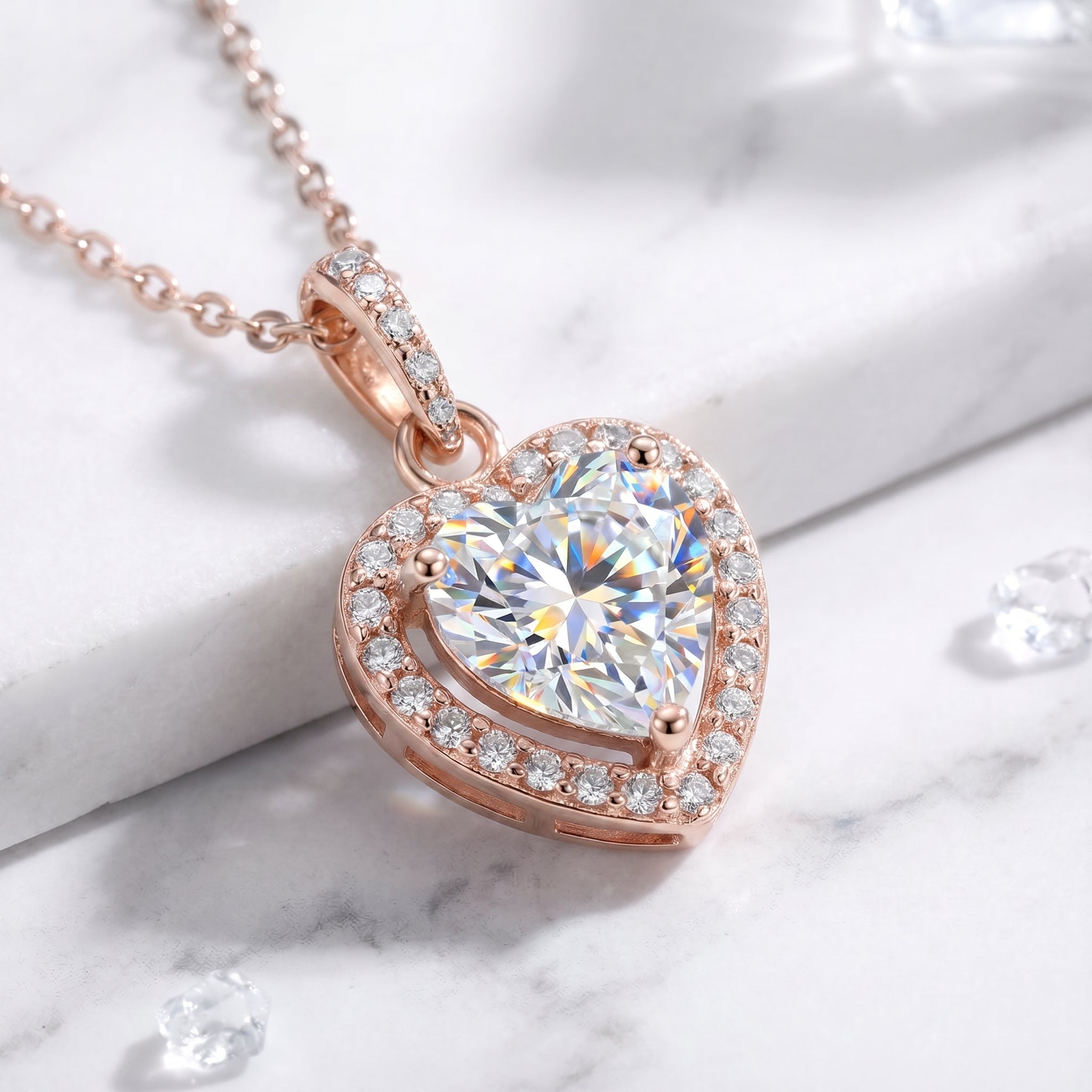 the-aerith-heart-s925-sterling-silver in rose gold finish