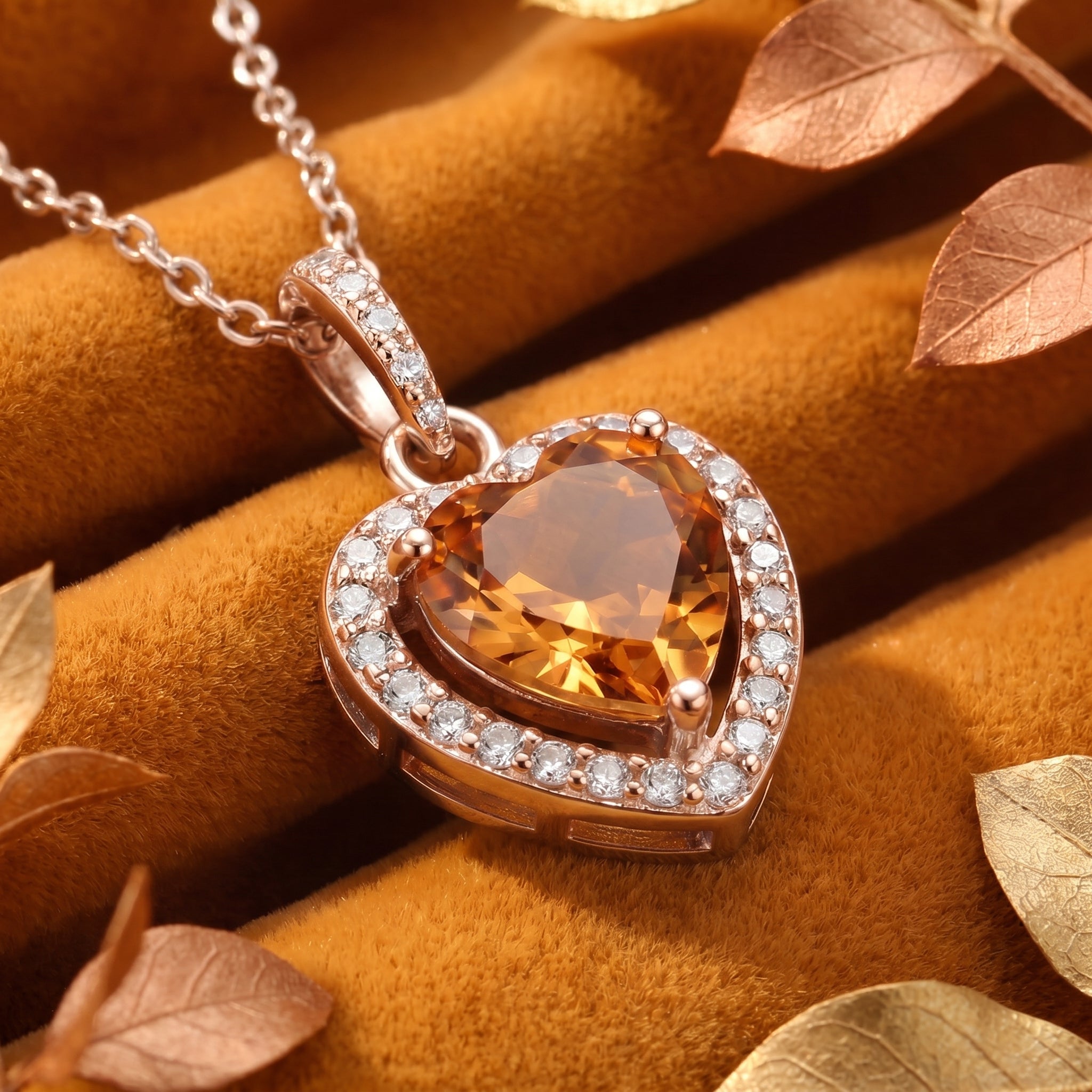 the-aureliana-heart-s925-sterling-silver in rose gold finish