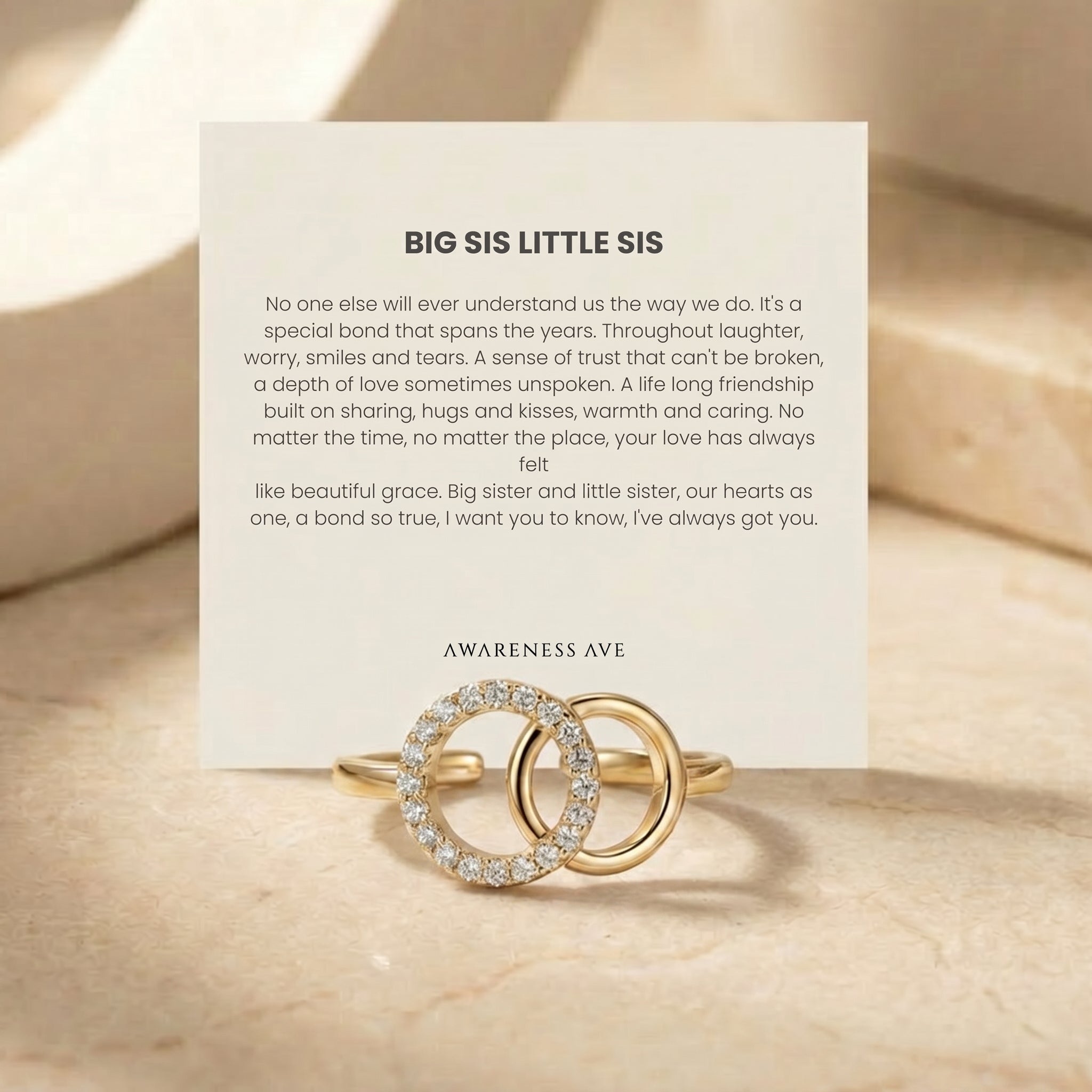 the-boundless-sisterhood-ring in gold finish