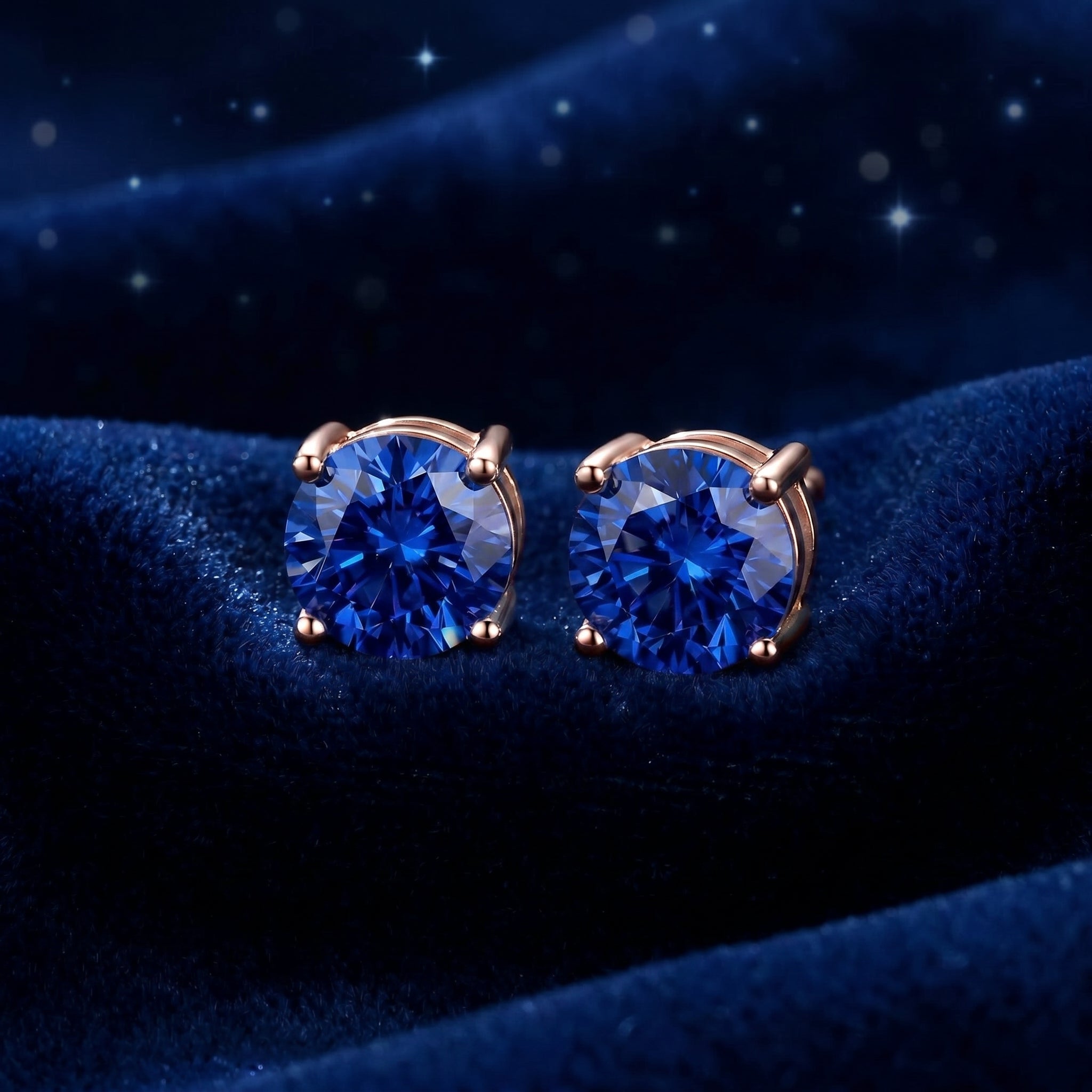 the-esme-studs-s925-sterling-silver in rose gold finish