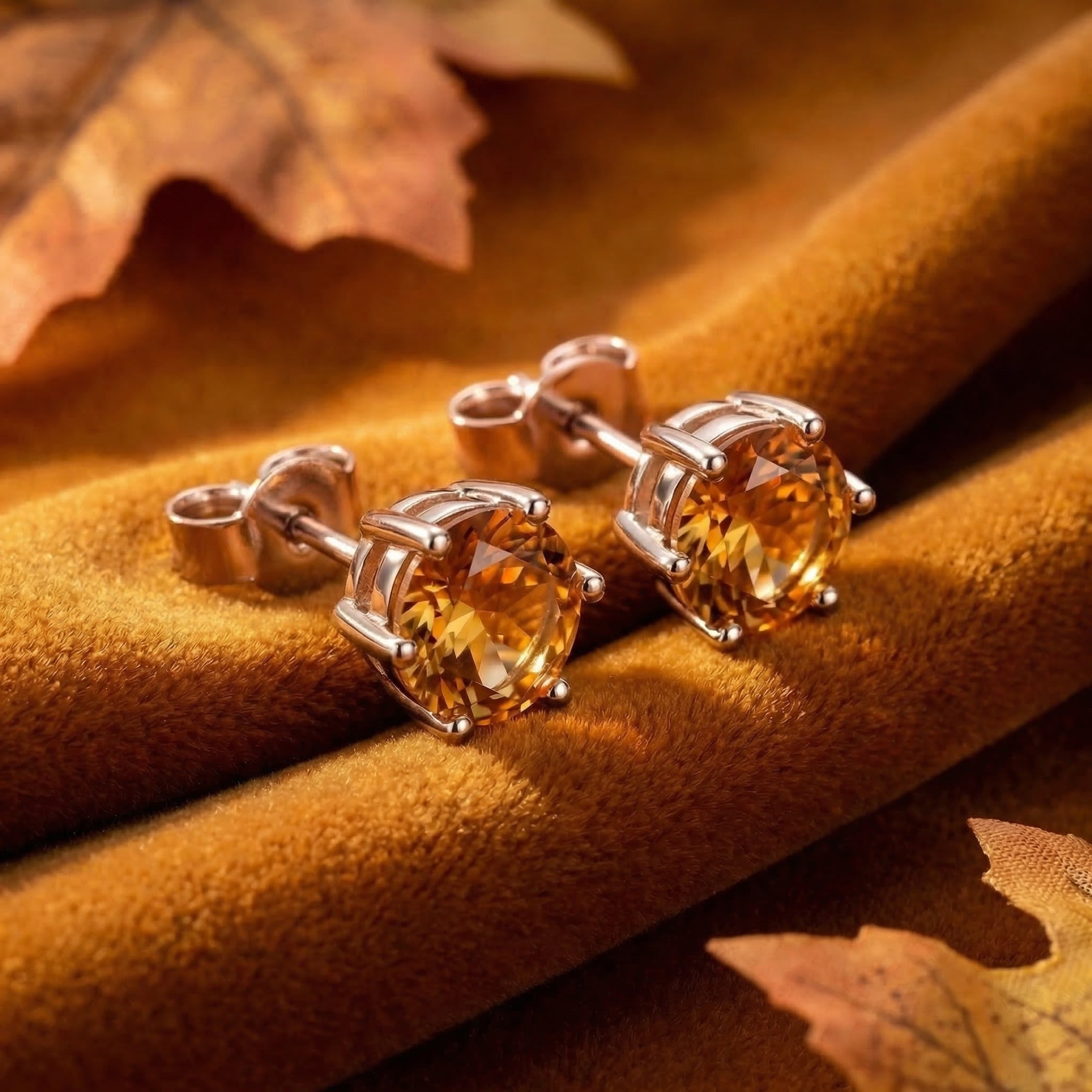 the-novelle-studs-s925-sterling-silver in rose gold finish