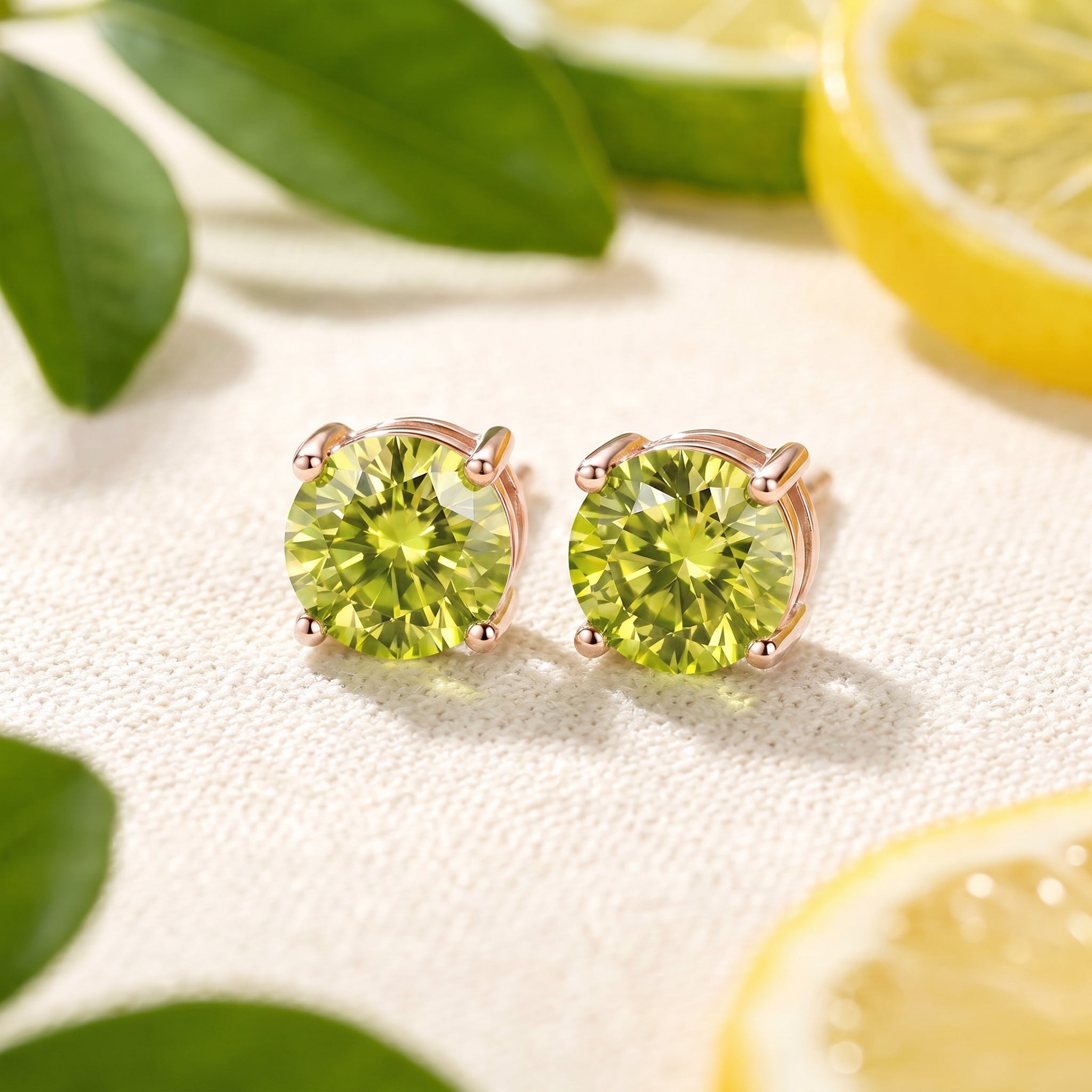 the-olyris-studs-s925-sterling-silver in rose gold finish
