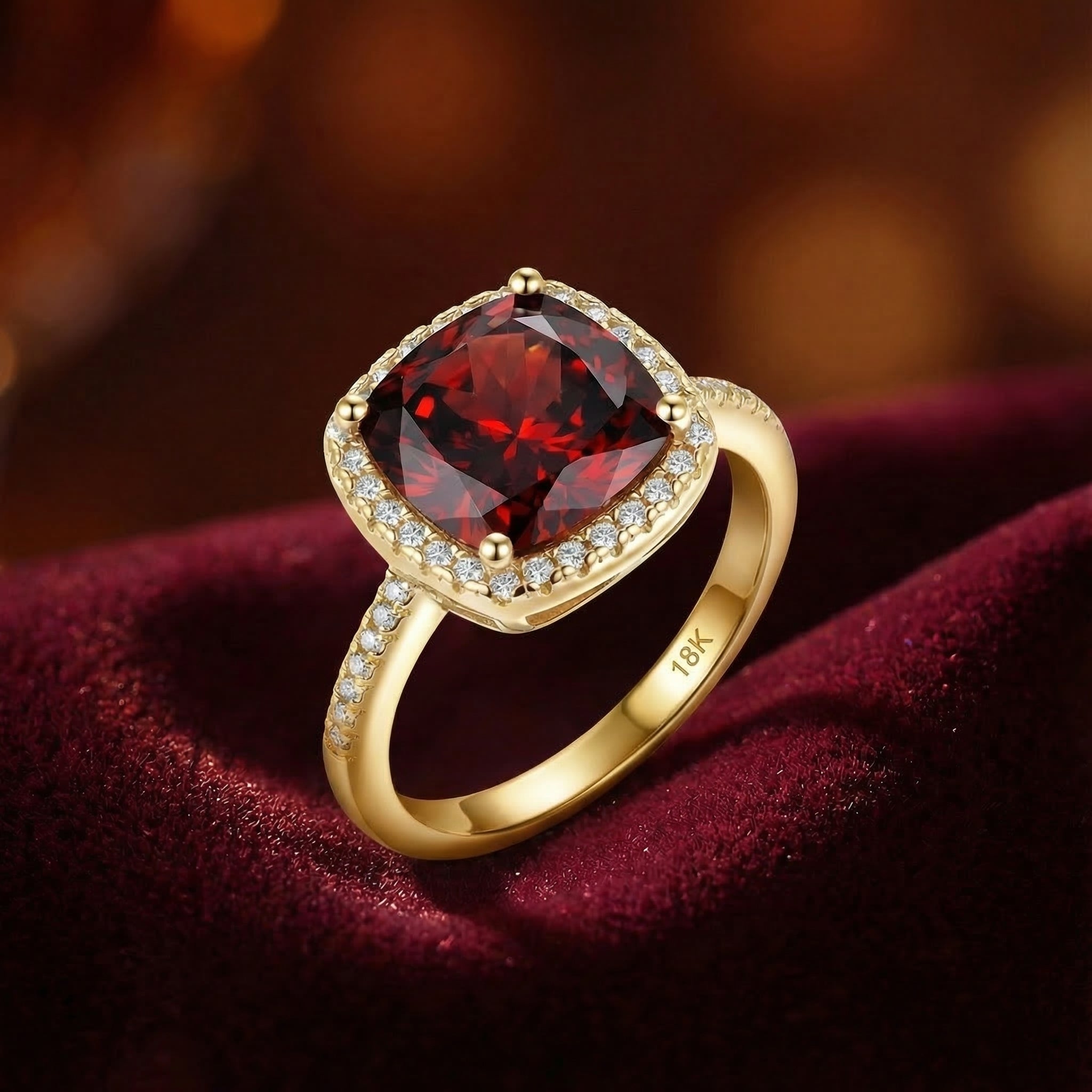 the-rhoswen-cushion-ring-s925-sterling-silver in gold finish