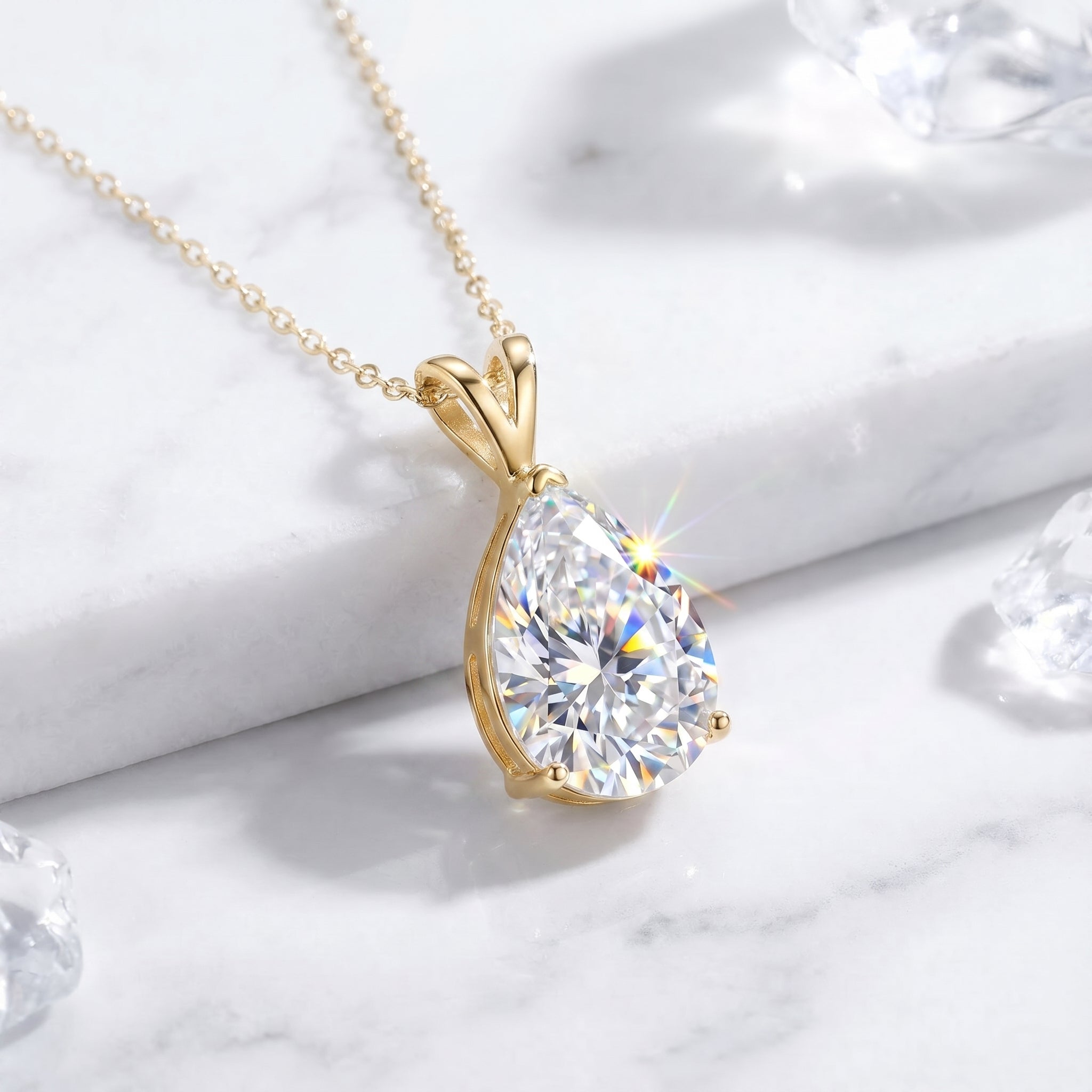 the-sylphine-pear-s925-sterling-silver in gold finish