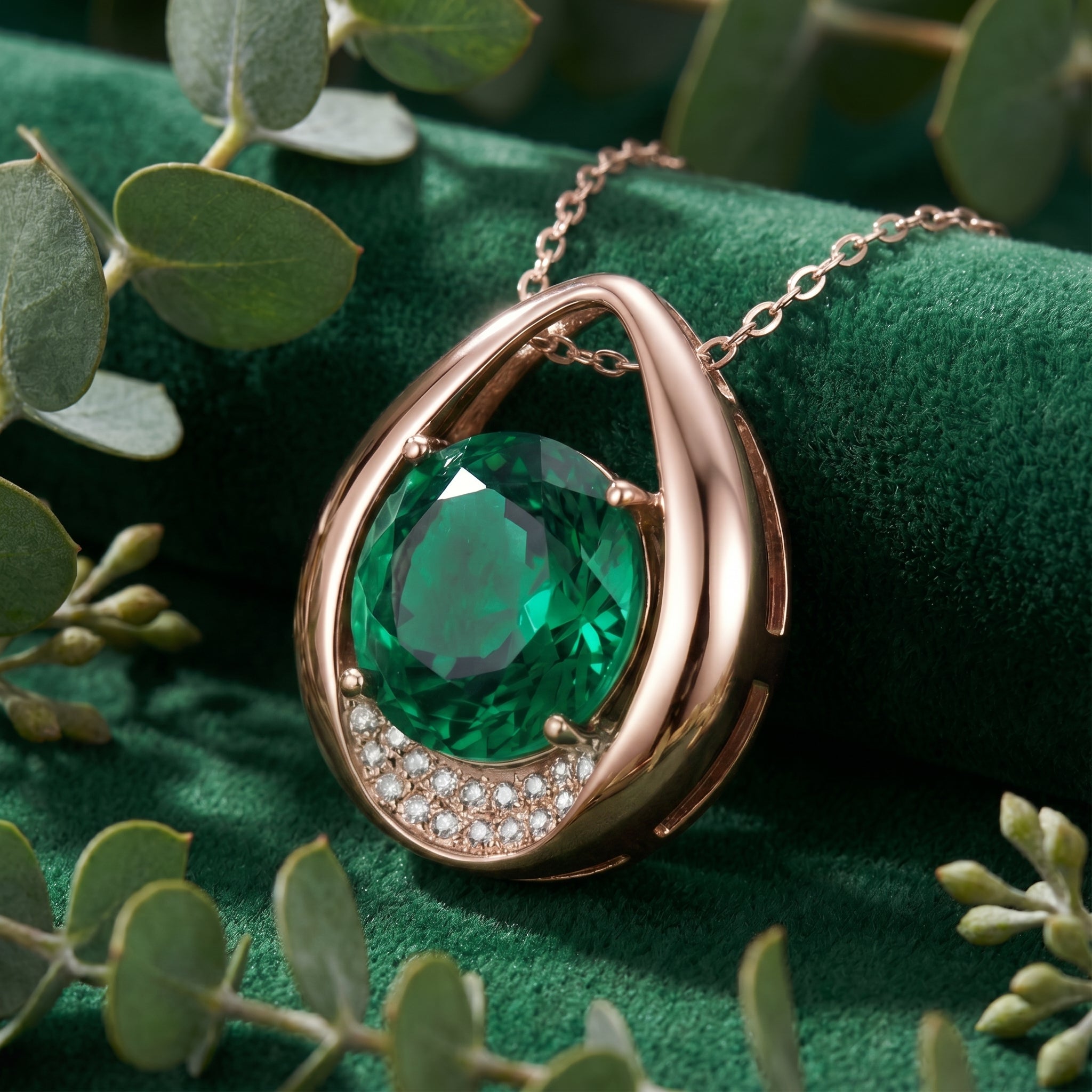 the-valerise-teardrop-s925-sterling-silver in rose gold finish