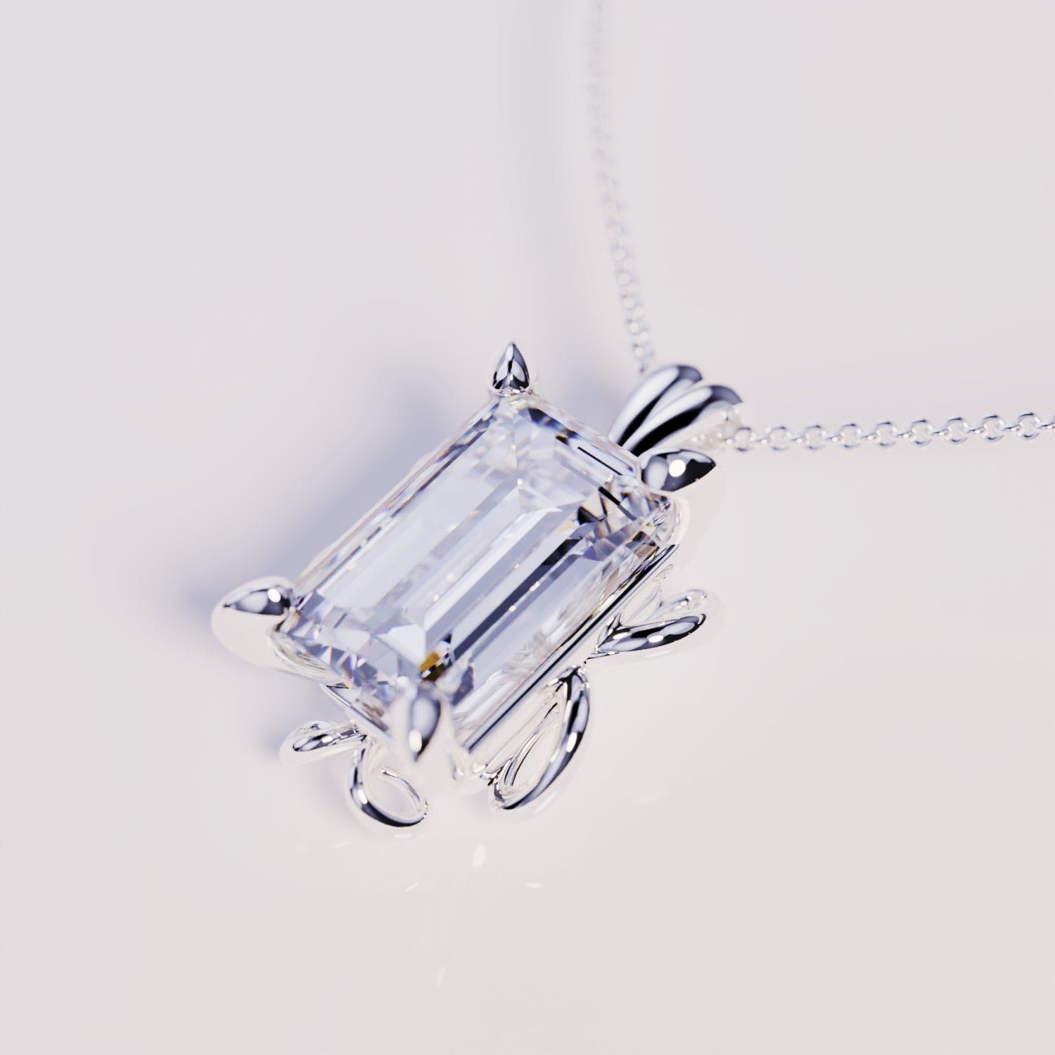 Personalisierte Geburtssteinkette - S925 Sterling Silber
