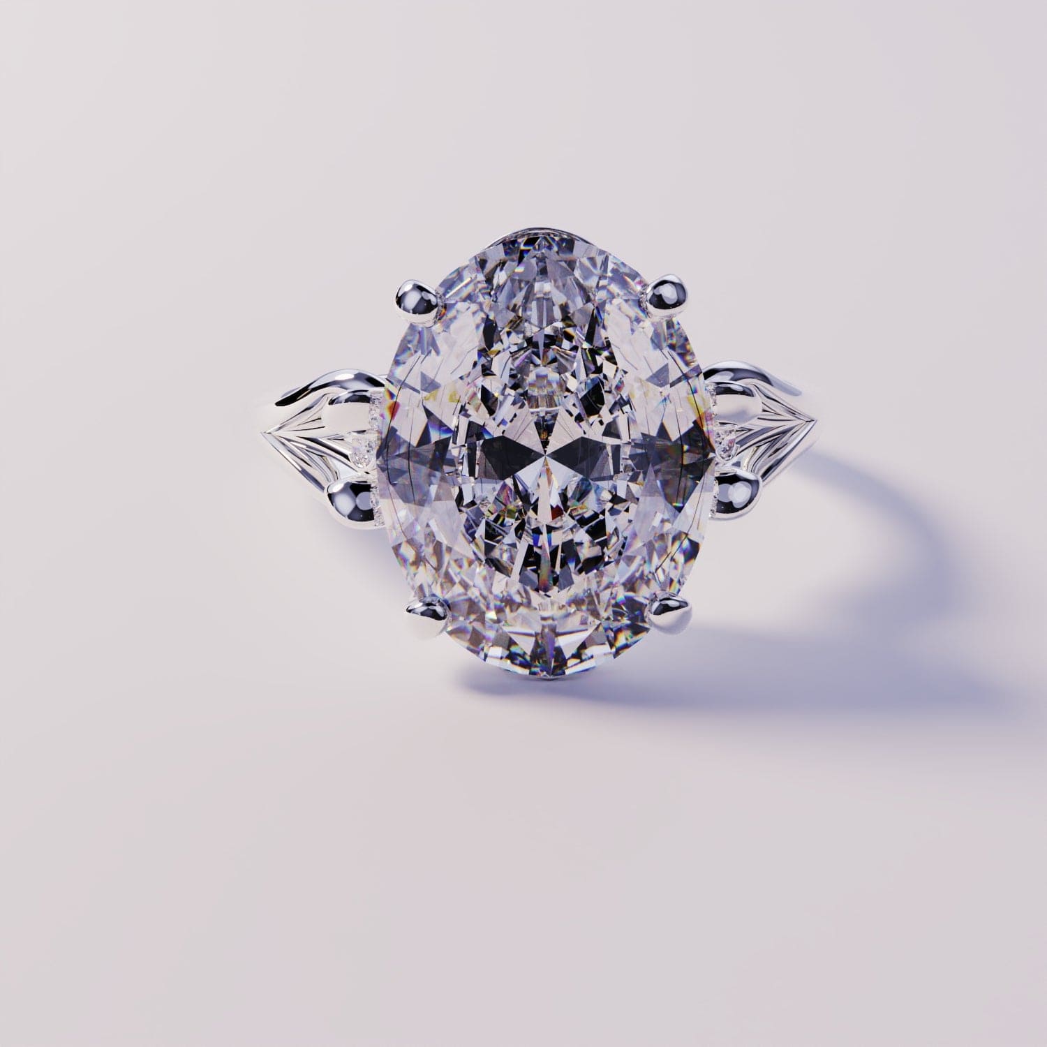 Personalisierter 2CT Geburtssteinring - S925 Sterling Silber