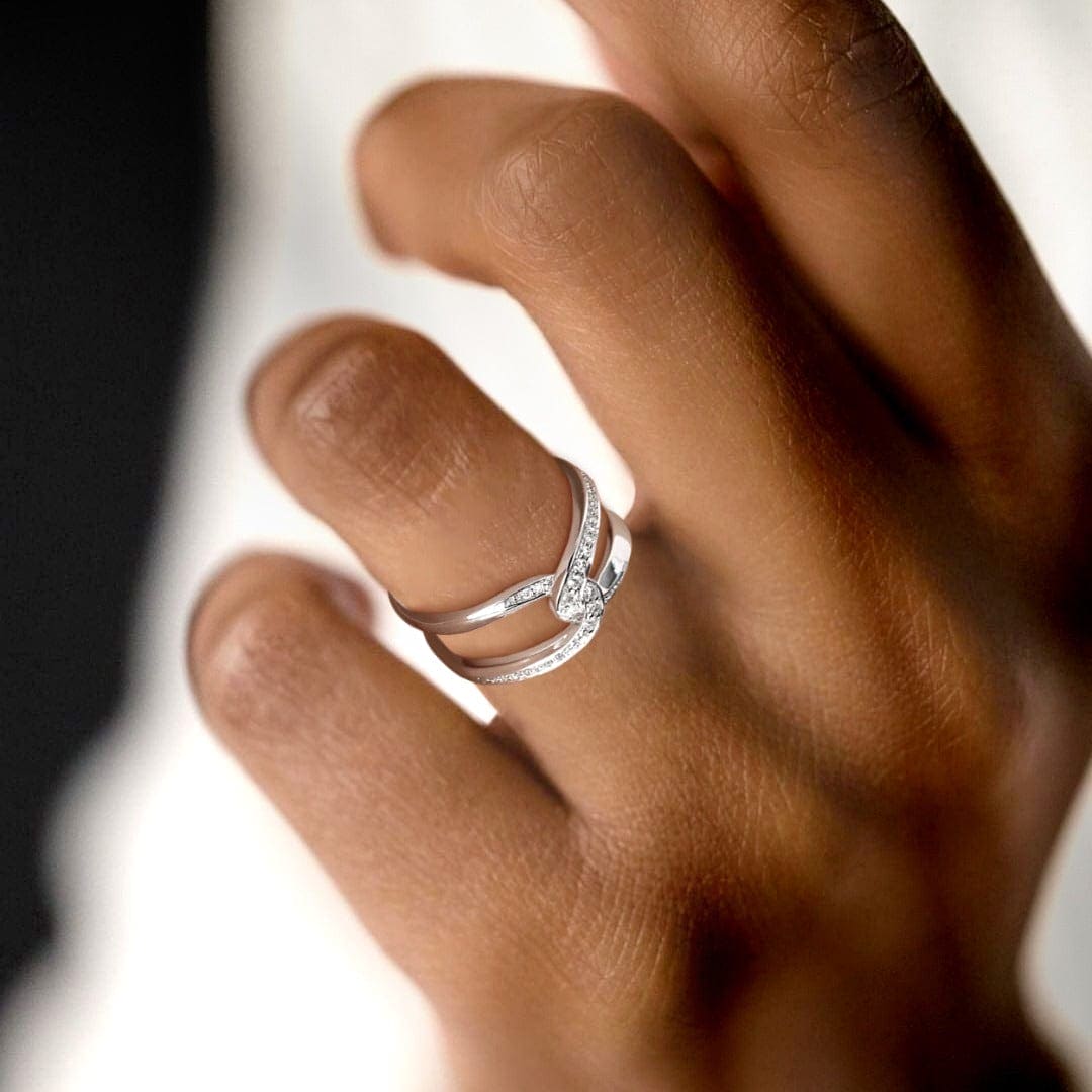 Mutter & Tochter | Für immer miteinander verbunden | S925 Infinity Ring