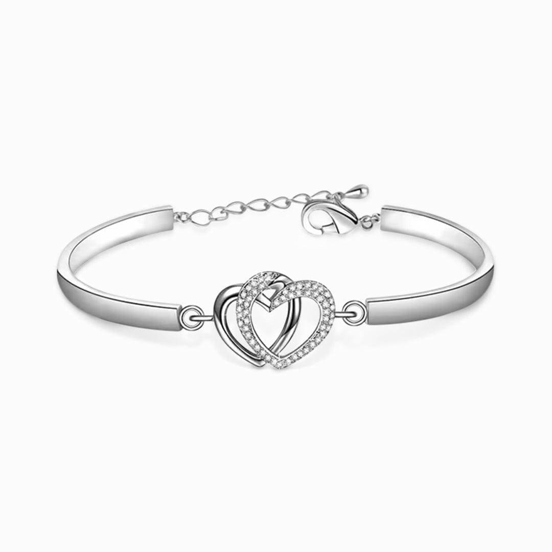À Ma Petite-Fille | Garde-Moi Toujours Dans Ton Cœur | Bracelet 925s