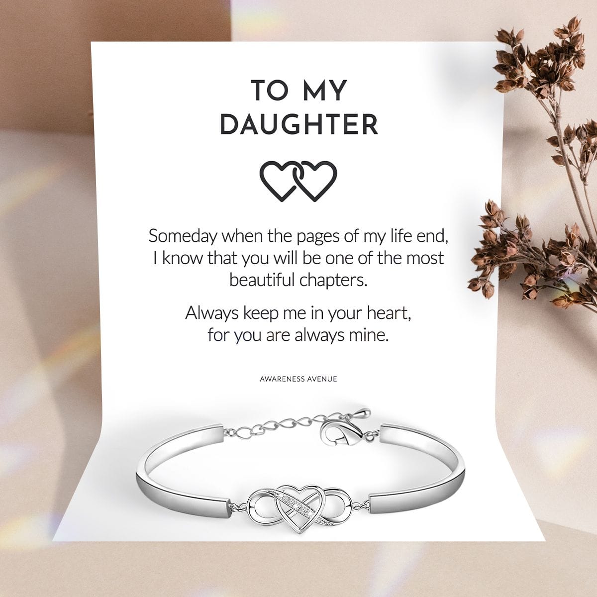 Ensemble de bijoux Pour Ma Petite-Fille | Garde-moi toujours dans ton cœur