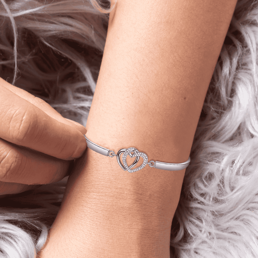 À Ma Petite-Fille | Garde-Moi Toujours Dans Ton Cœur | Bracelet 925s